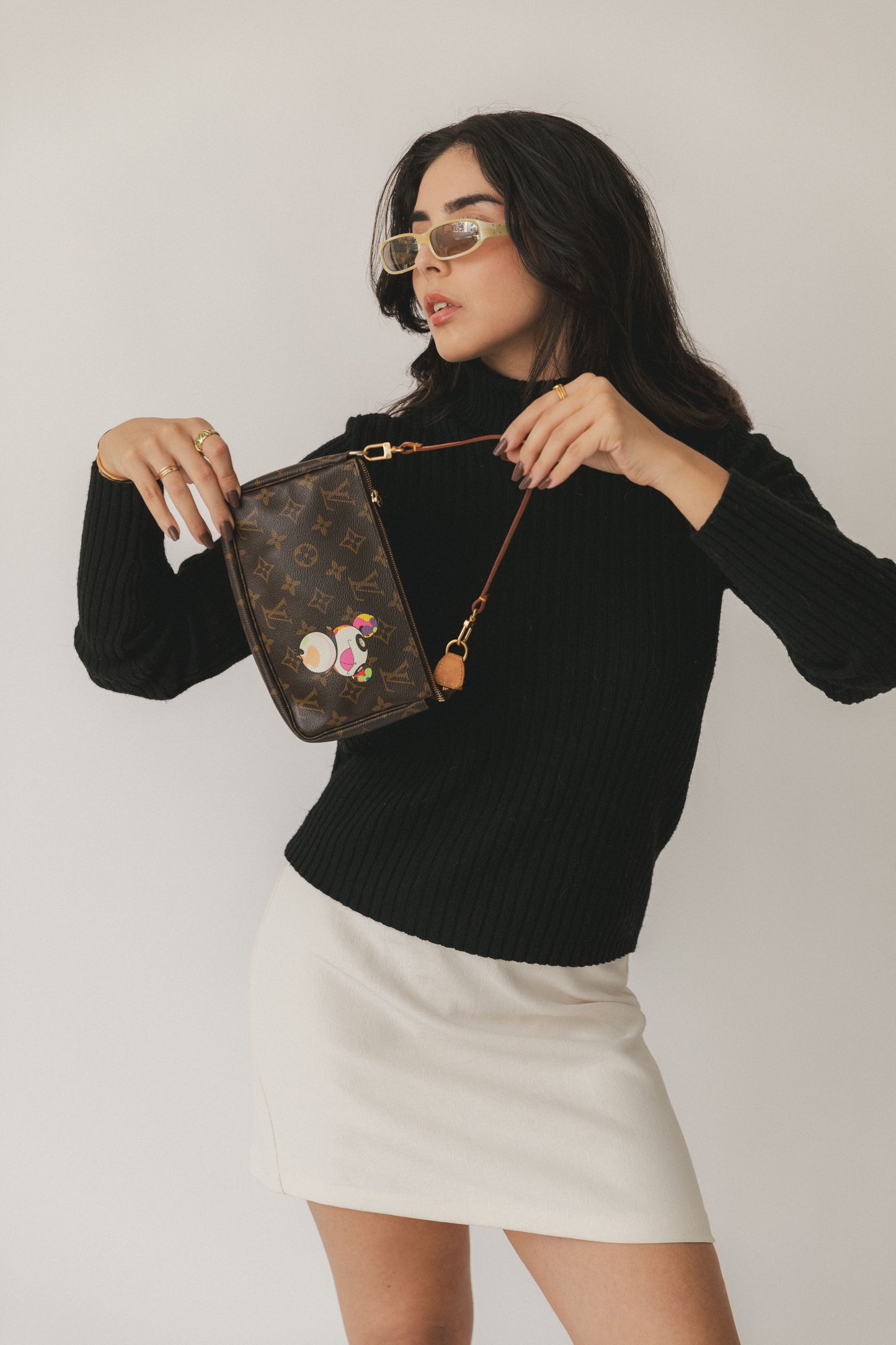 RARE Louis Vuitton x Takashi Murakami Panda Pochette