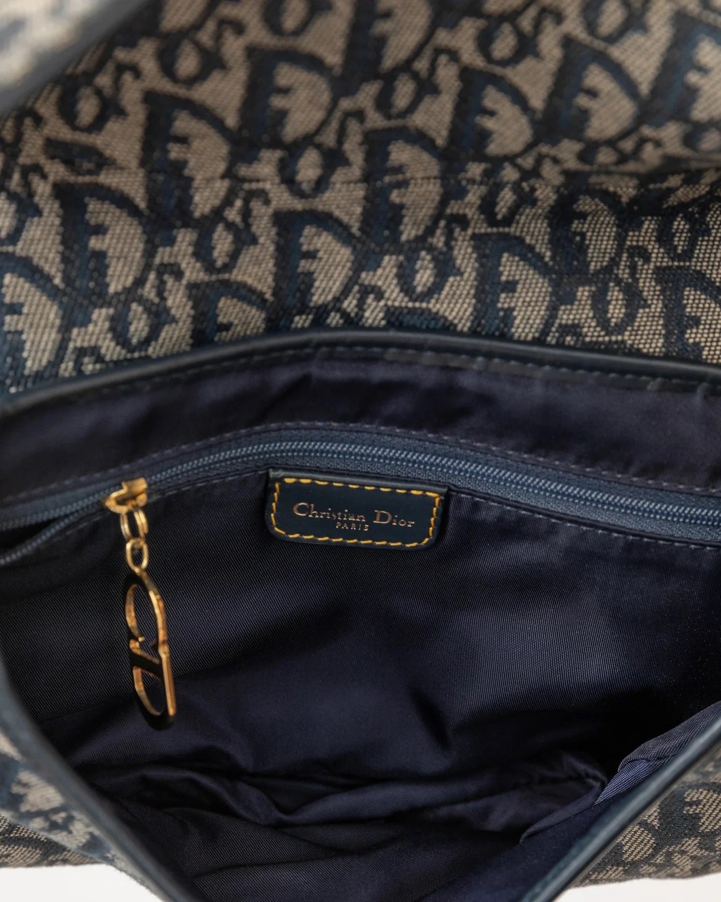 Christian Dior Monogram Saddle Bag
