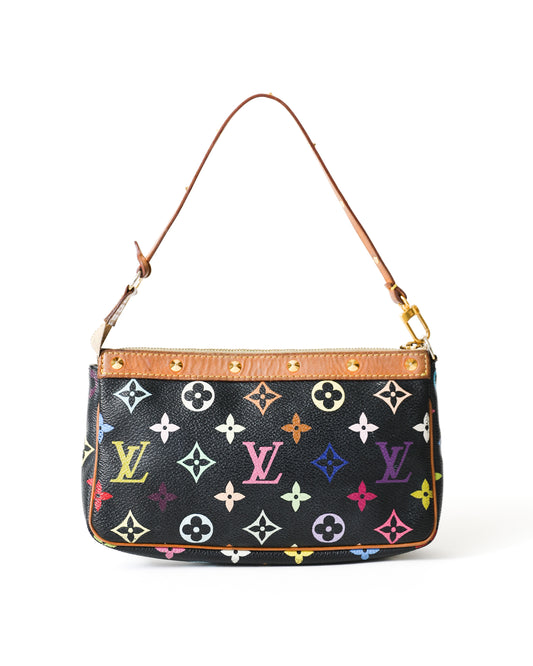 Louis Vuitton x Takashi Murakami Multicolor Pochette