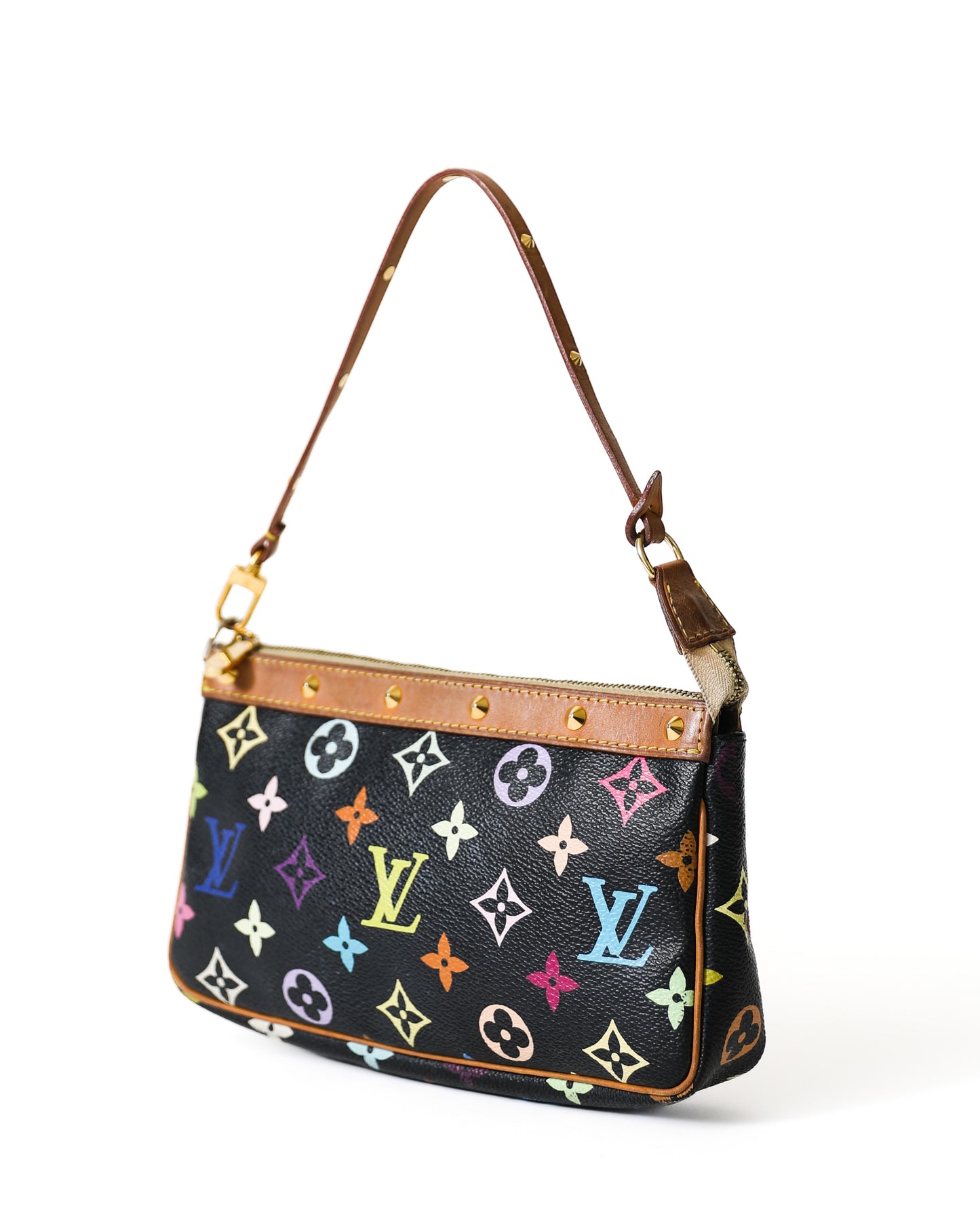 Louis Vuitton x Takashi Murakami Multicolor Pochette