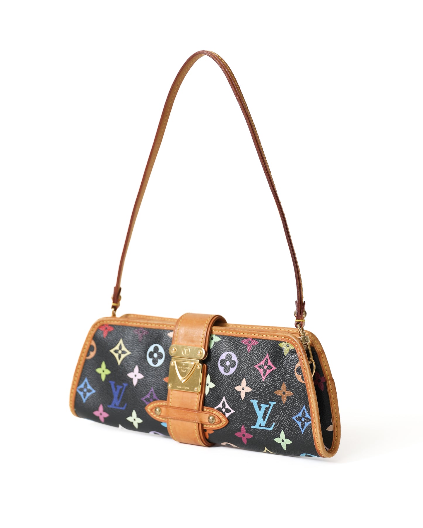 RARE Louis Vuitton x Takashi Murakami Multicolor Shirley Bag