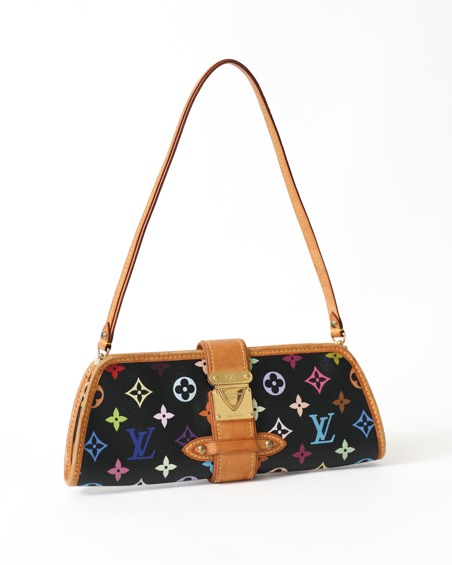 RARE Louis Vuitton x Takashi Murakami Multicolor Shirley Bag