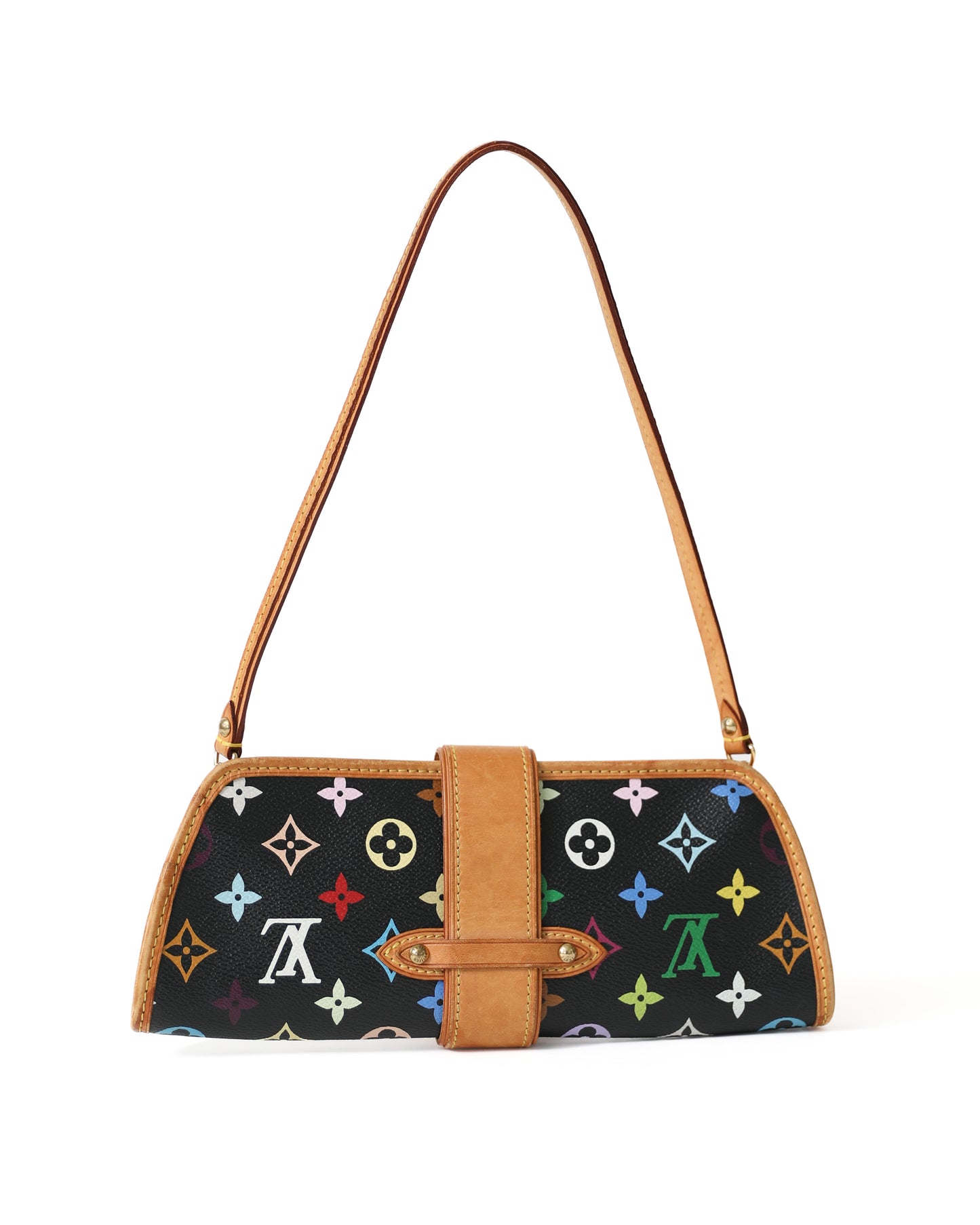 RARE Louis Vuitton x Takashi Murakami Multicolor Shirley Bag