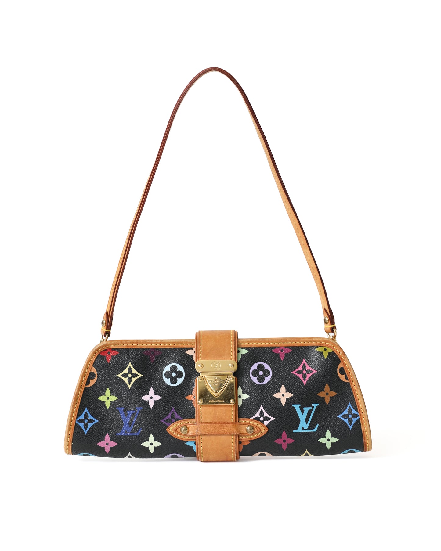 RARE Louis Vuitton x Takashi Murakami Multicolor Shirley Bag
