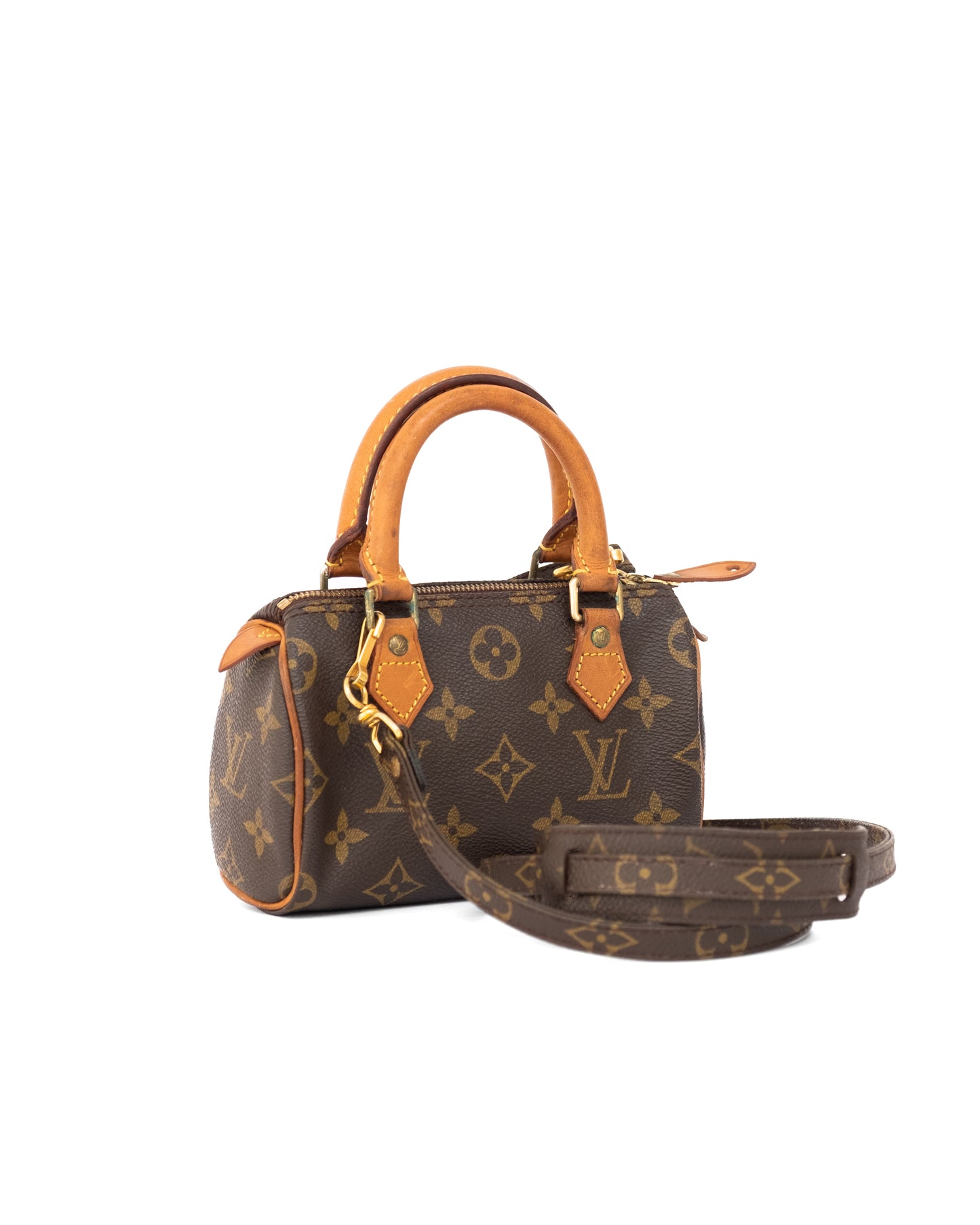 Louis Vuitton Nano Speedy (With Strap)