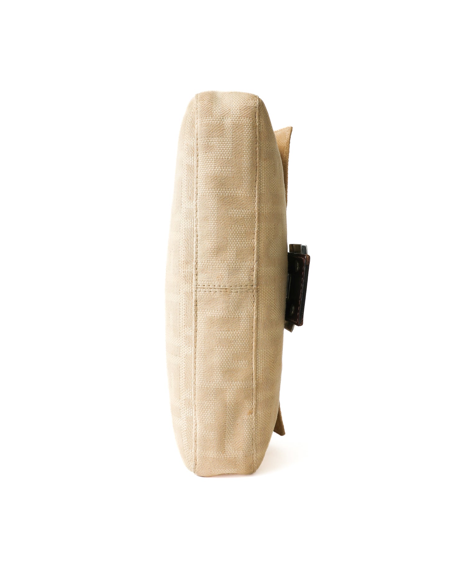 Fendi Cream Zucca Baguette