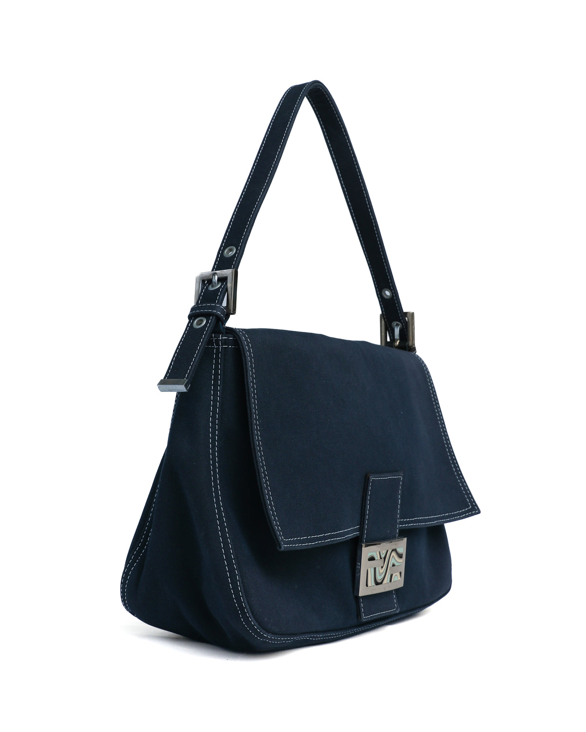 Fendi Denim Mamma Baguette