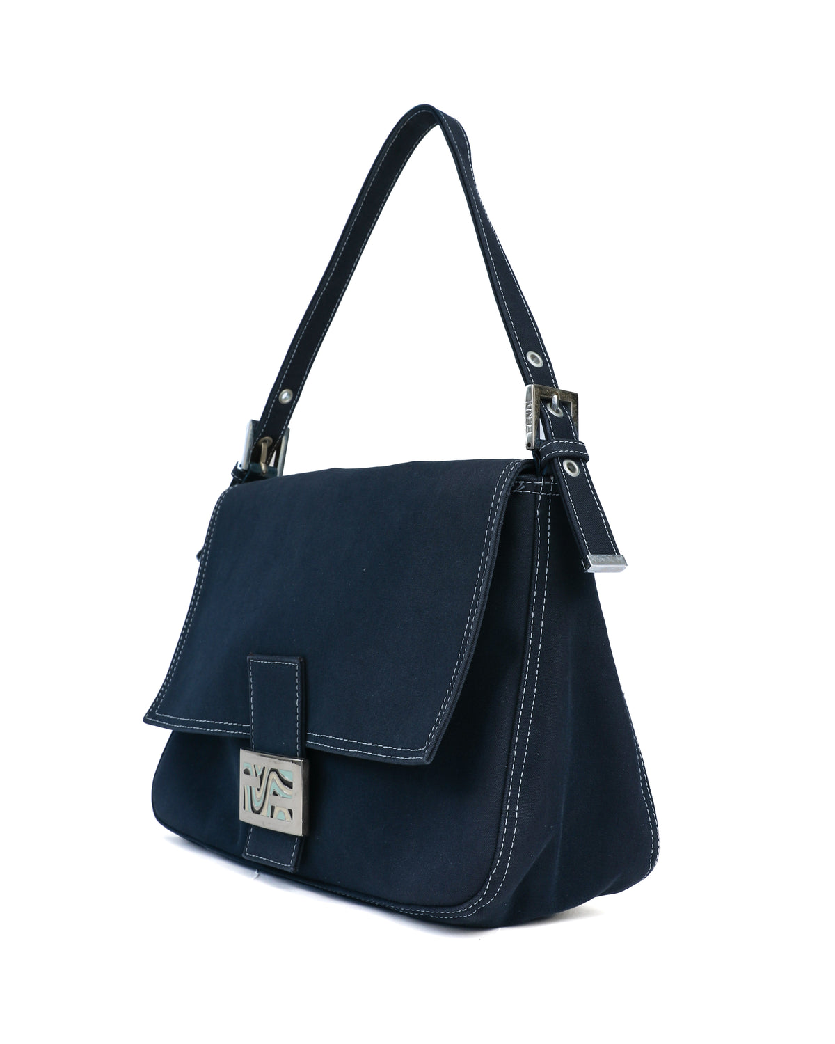 Fendi Denim Mamma Baguette