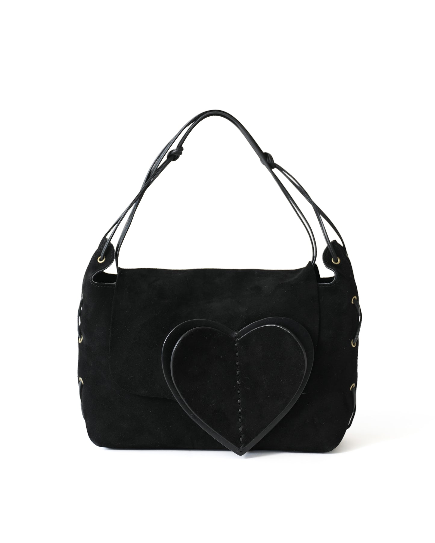 Gucci Suede Black Heart Bag