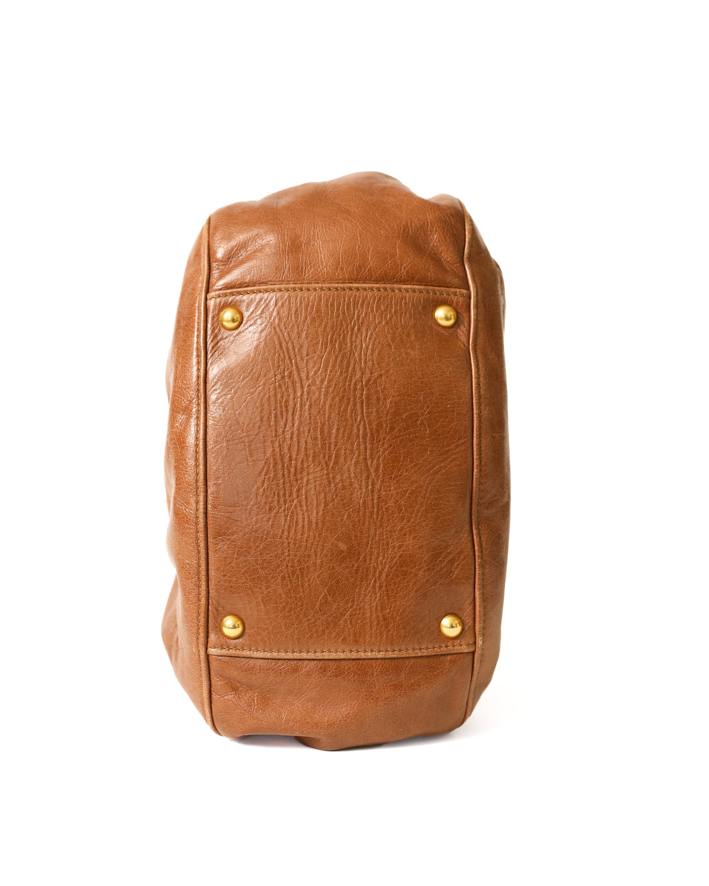 Miu Miu Brown Leather Bag with Strap
