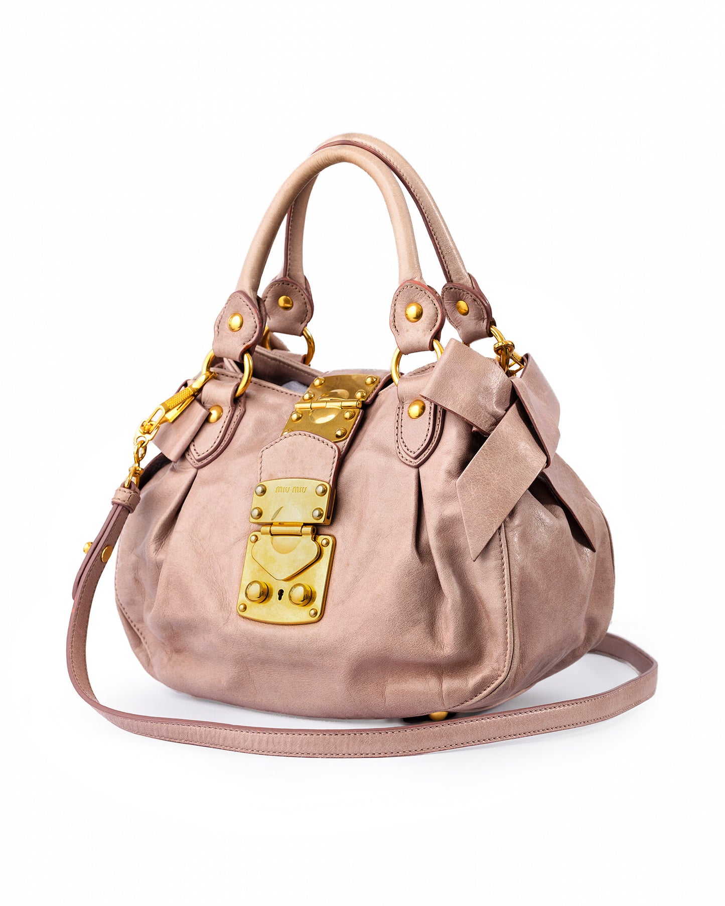 Miu Miu Pink Leather Bag