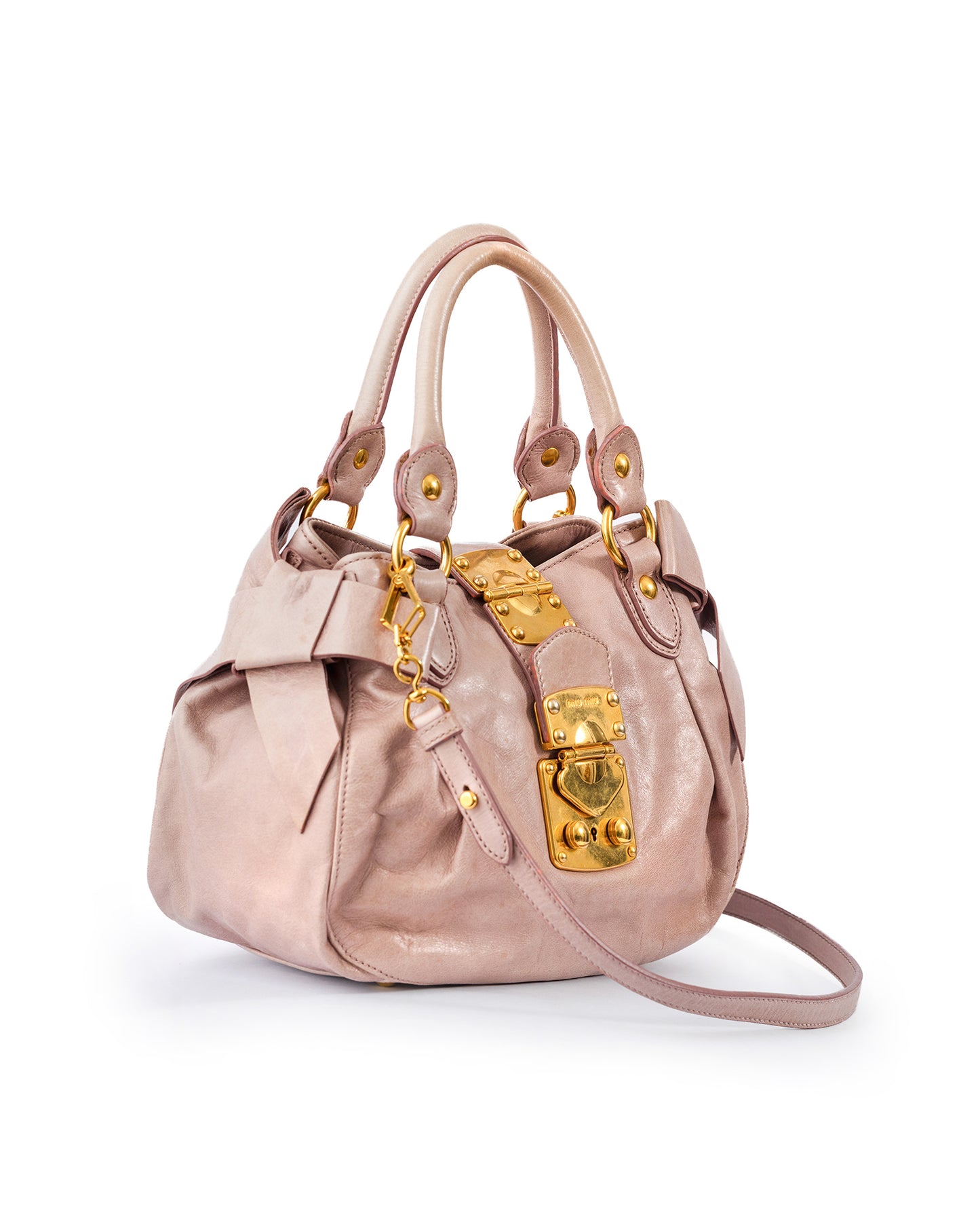 Miu Miu Pink Leather Bag