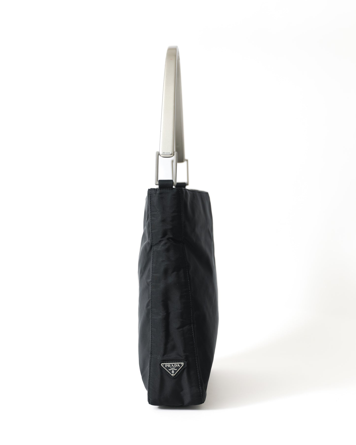 Prada Nylon Bag with Silver Handle