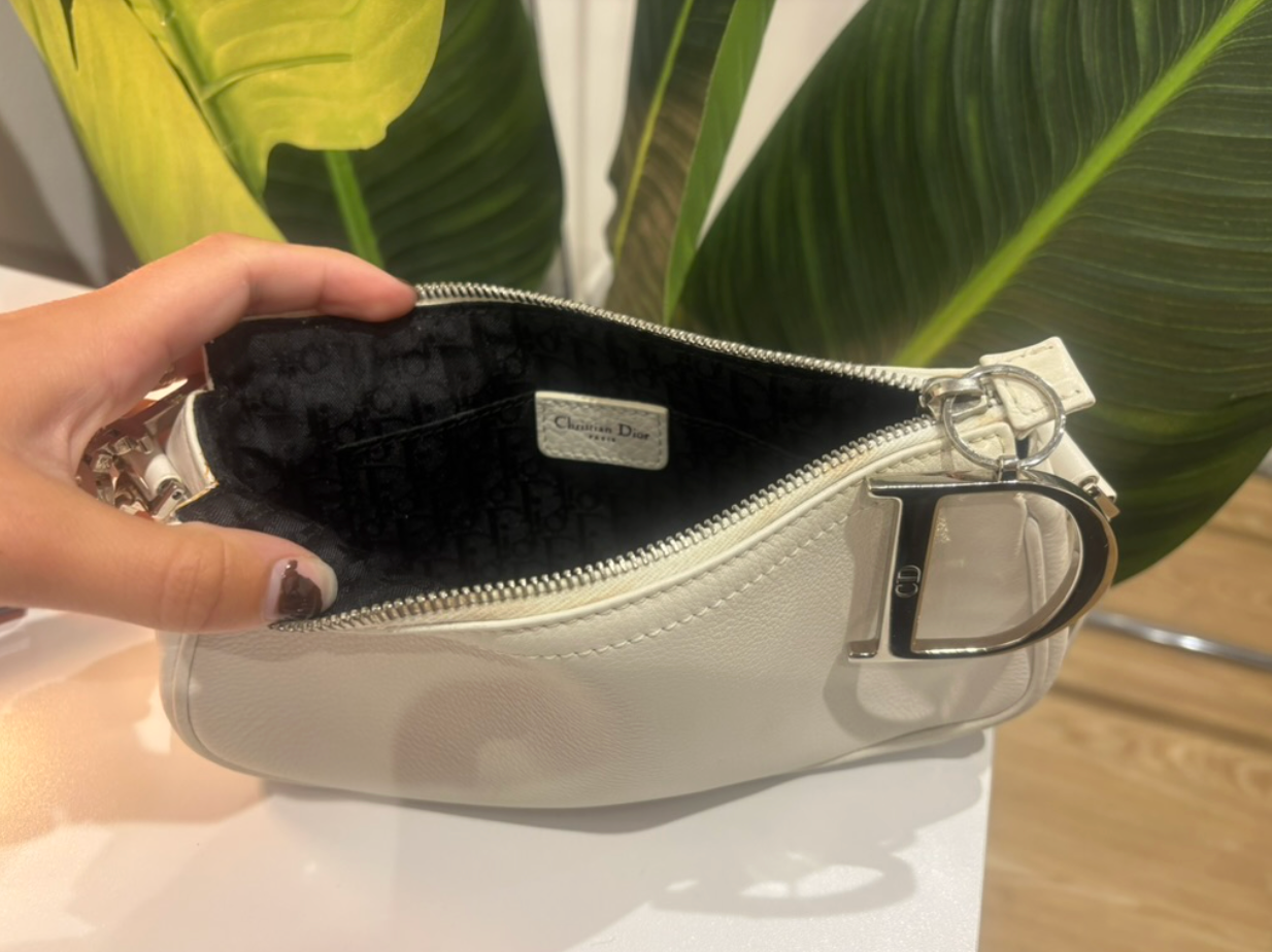 RARE Christian Dior Leather Charm Pochette