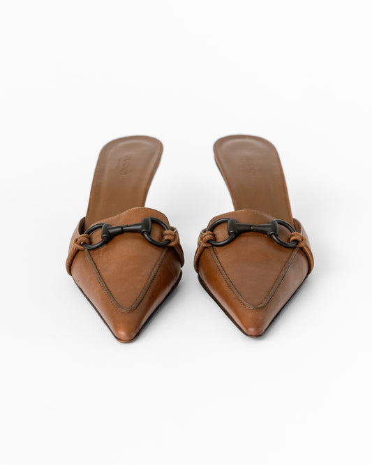 Gucci Tom Ford Horsebit Mules (39.5)