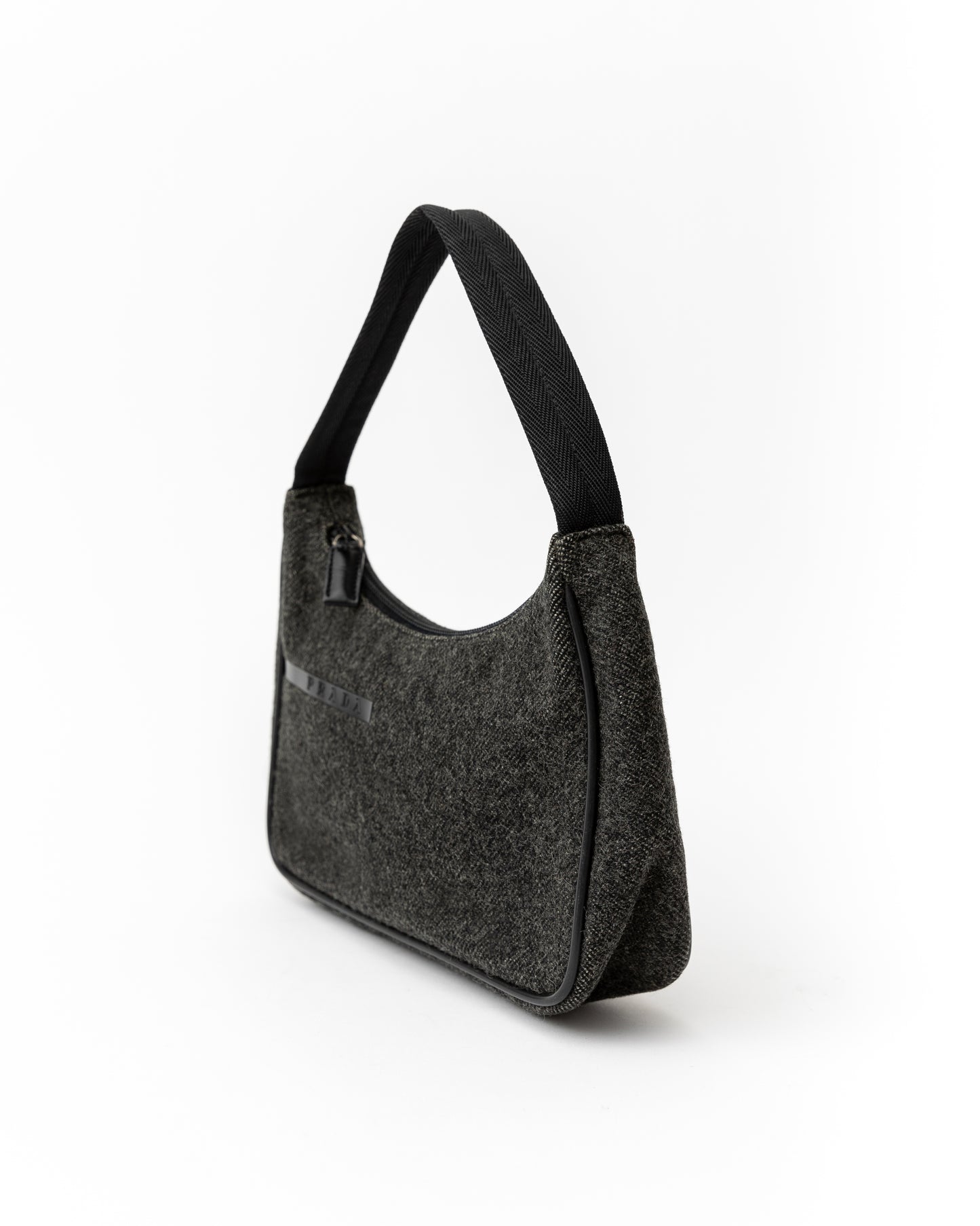 Prada Wool Shoulder Bag