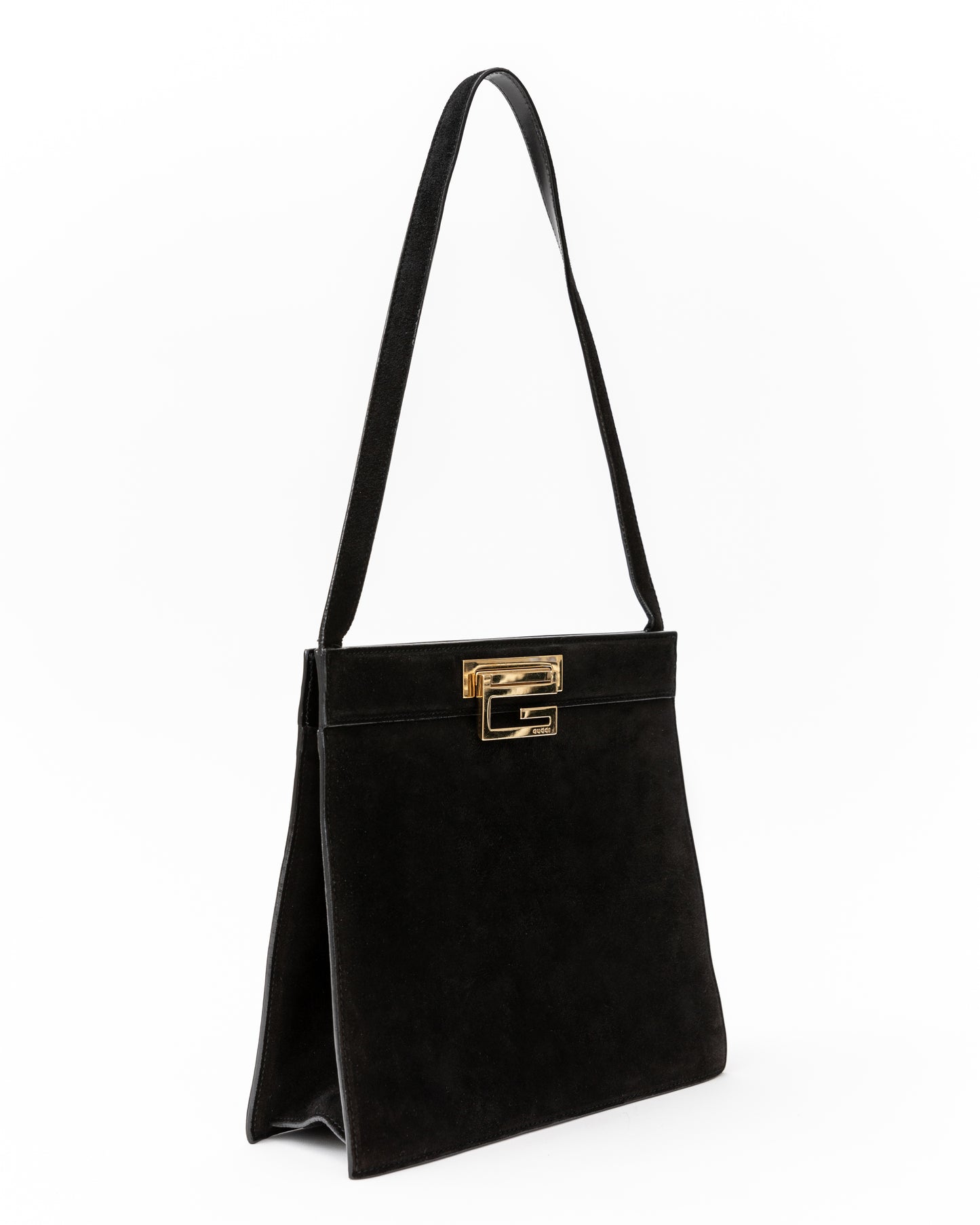 Gucci Suede Shoulder Bag