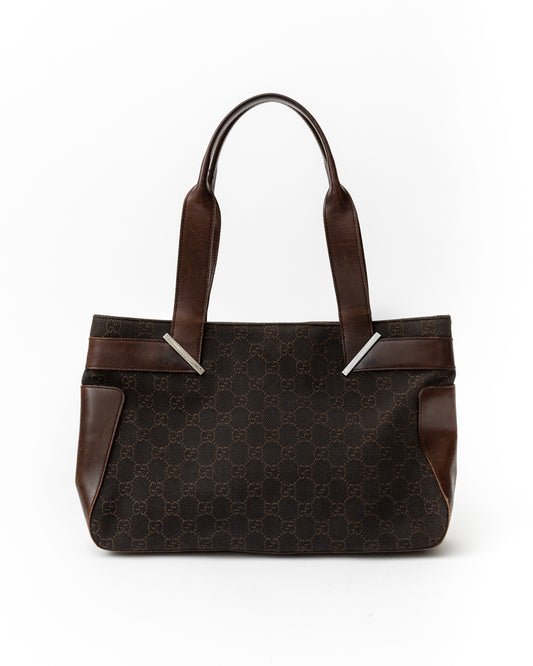 Gucci Monogram Denim Tote Bag