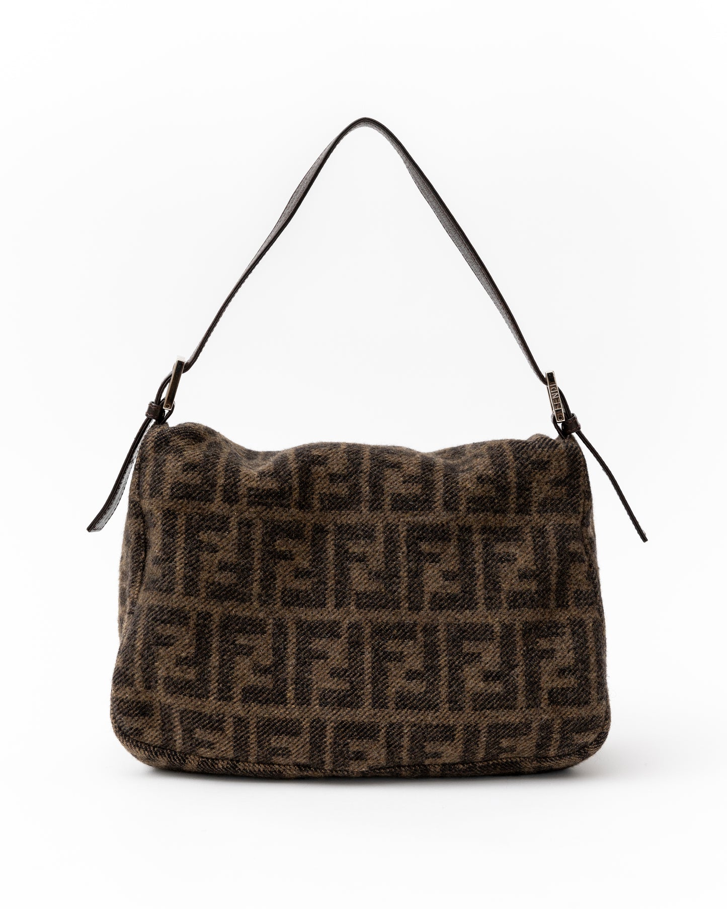 Fendi Zucca Wool Baguette