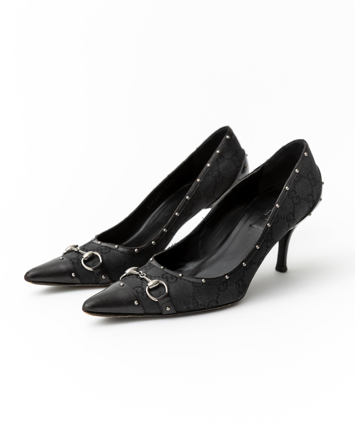 Gucci Monogram Heels (7.5)
