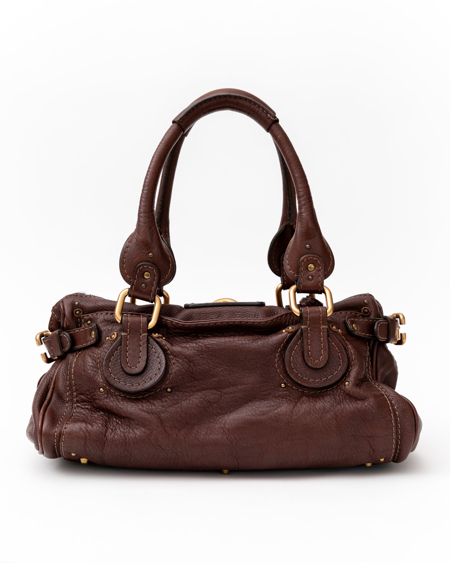 Chloe Paddington Leather Boston Bag