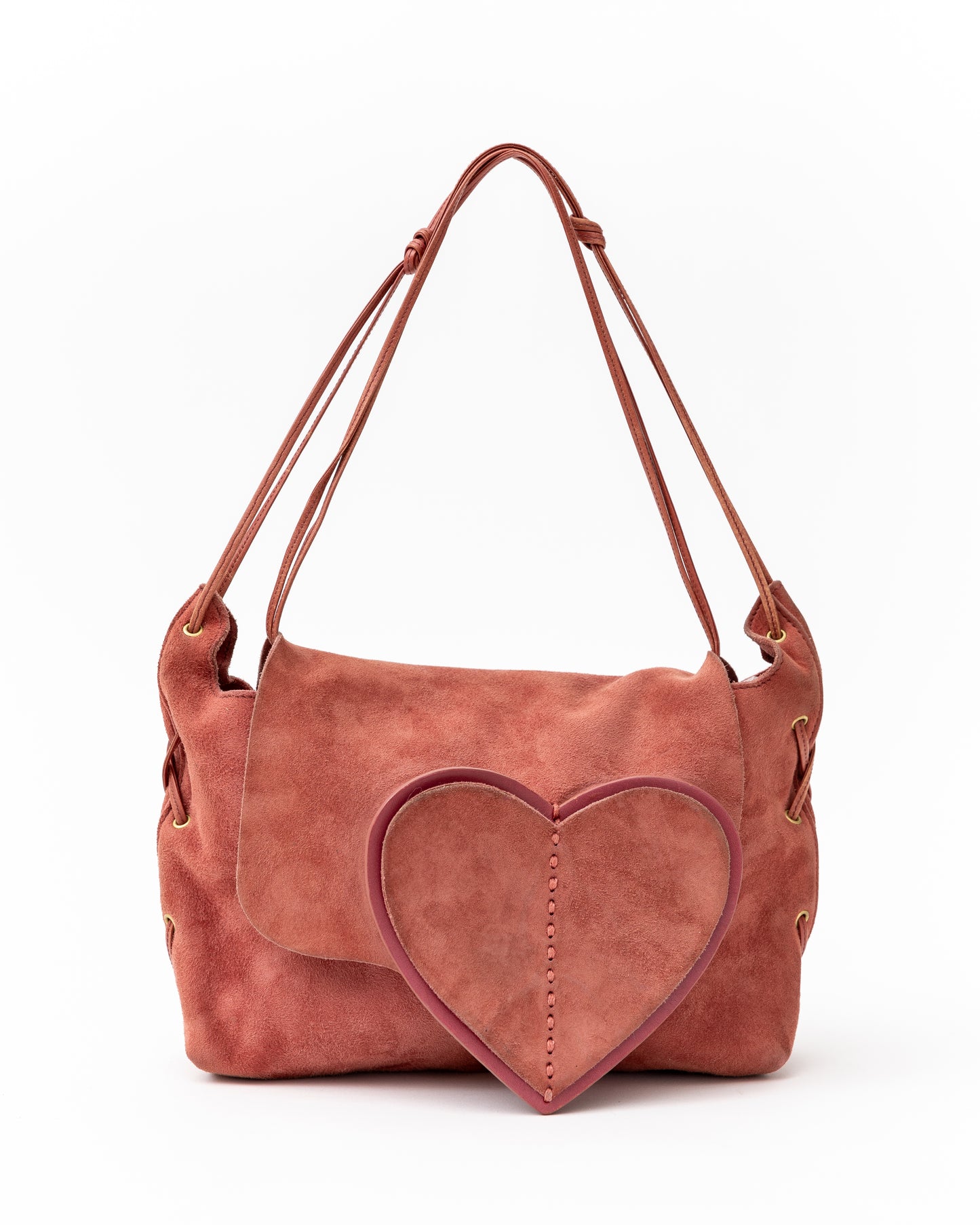 Gucci Suede Heart Bag