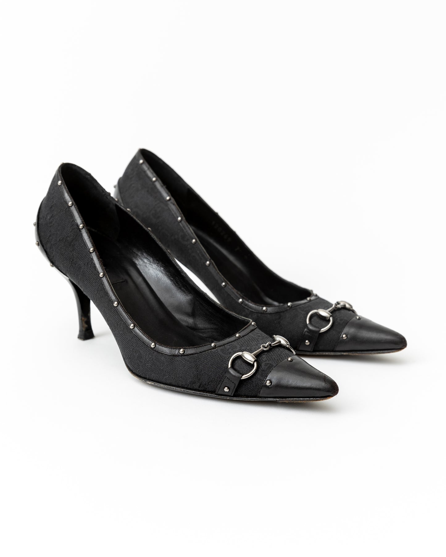 Gucci Monogram Heels (7.5)