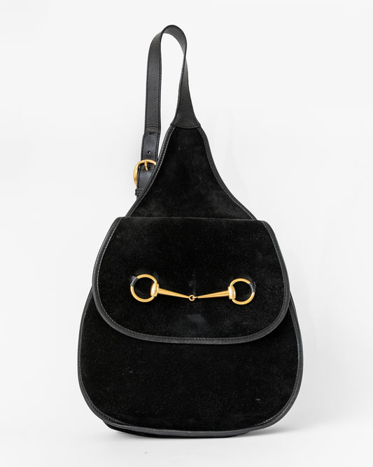 Gucci Tom Ford Suede Horsebit Slingback Bag