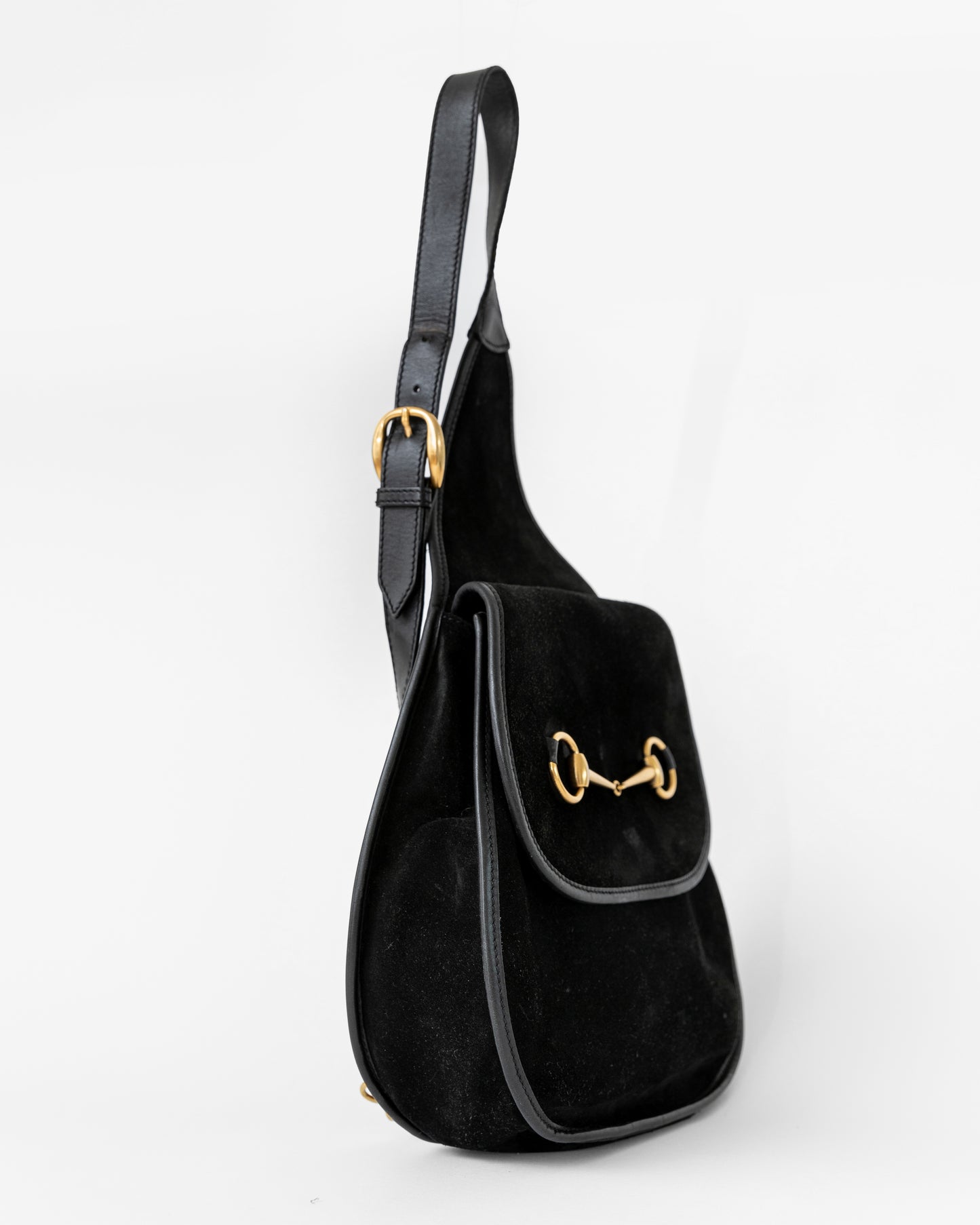 Gucci Tom Ford Suede Horsebit Slingback Bag