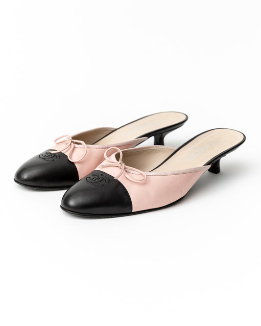 Chanel CC Pink Mules (41)