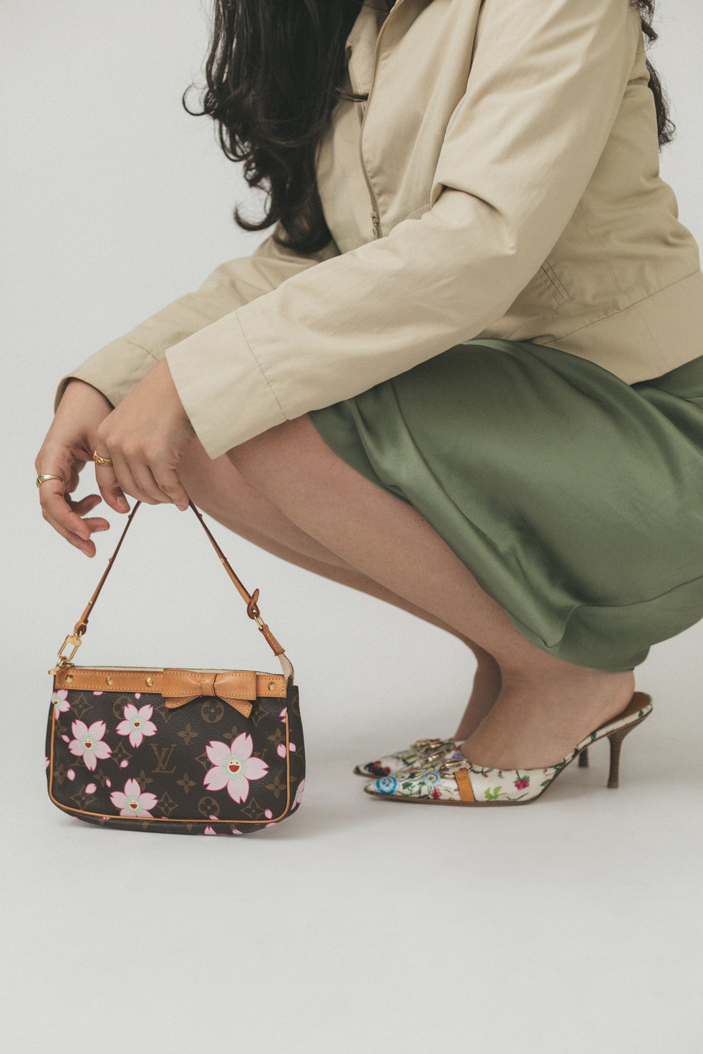 Louis Vuitton x Takashi Murakami Cherry Blossom Pochette