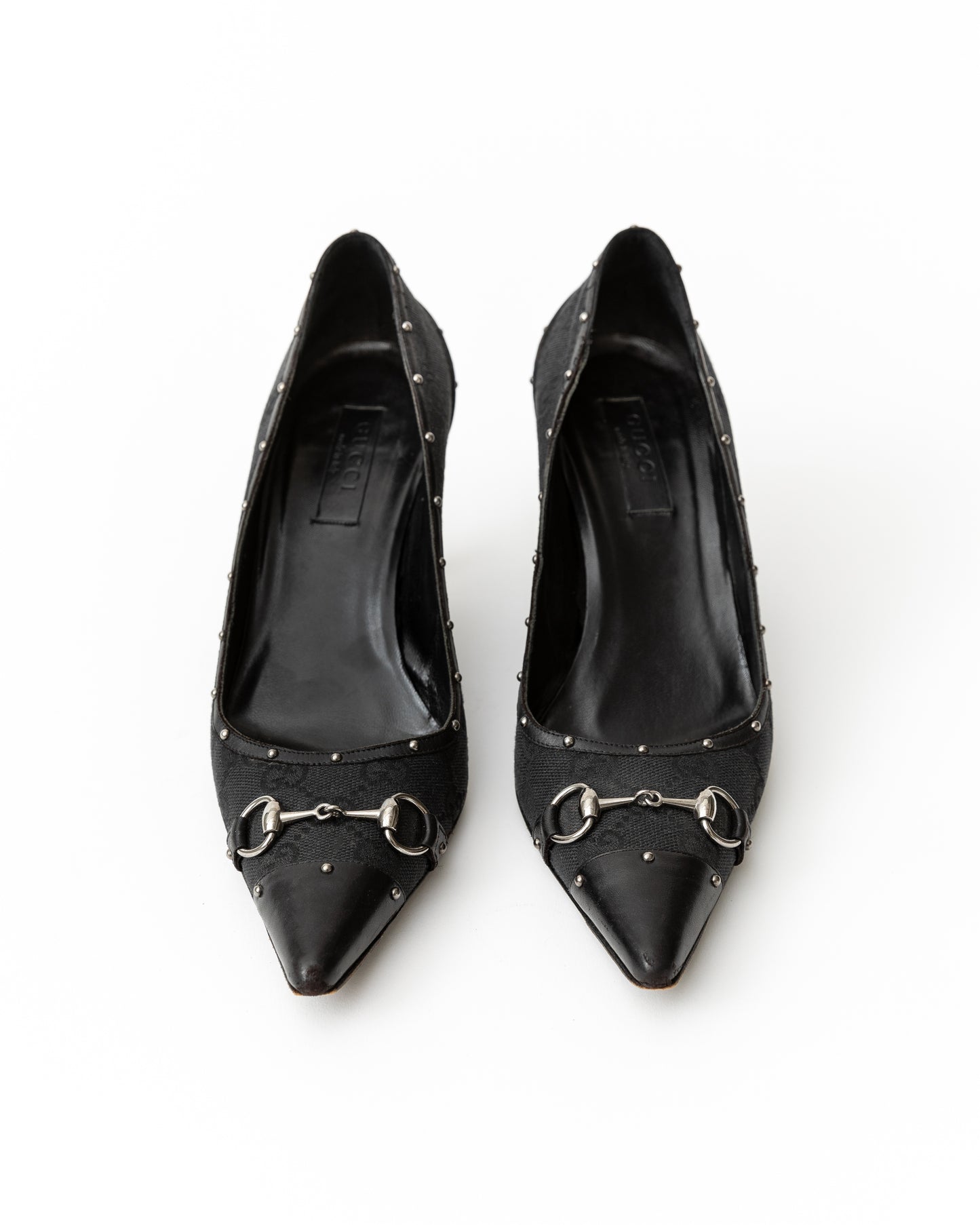 Gucci Monogram Heels (7.5)