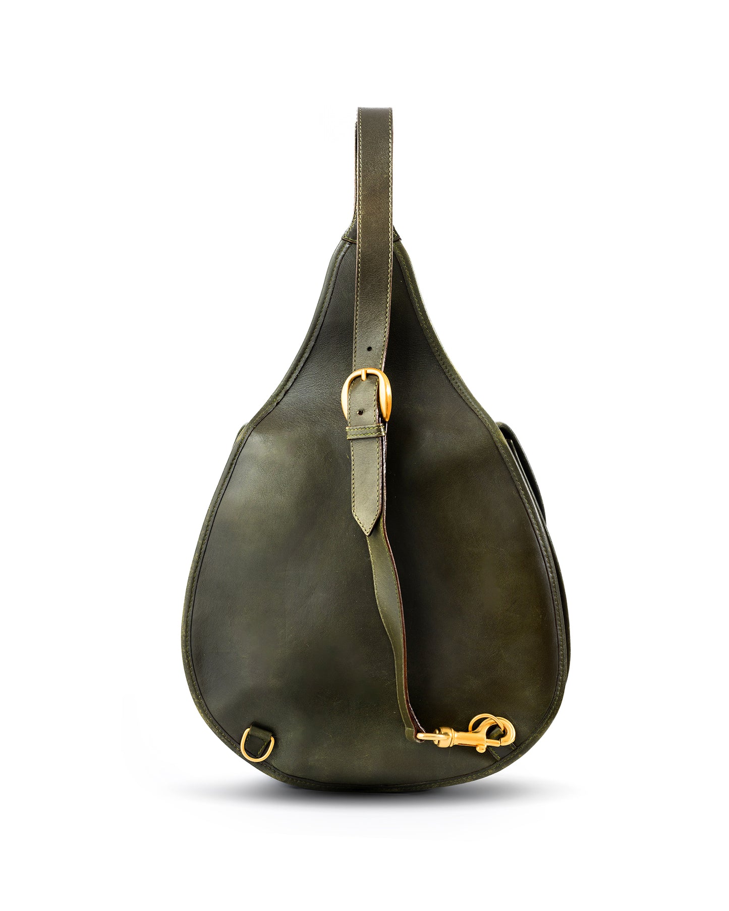 Gucci Horsebit Leather Green Sling Bag
