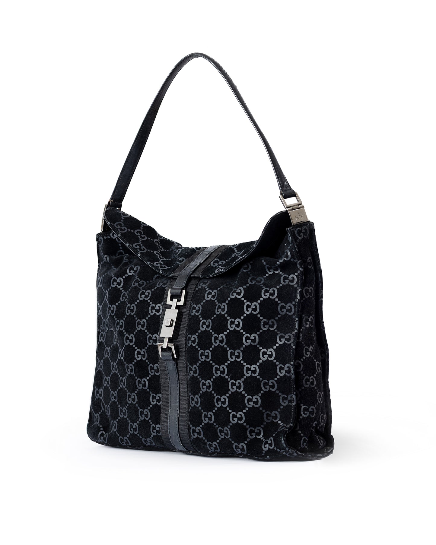 Gucci Suede Black Jackie Bag