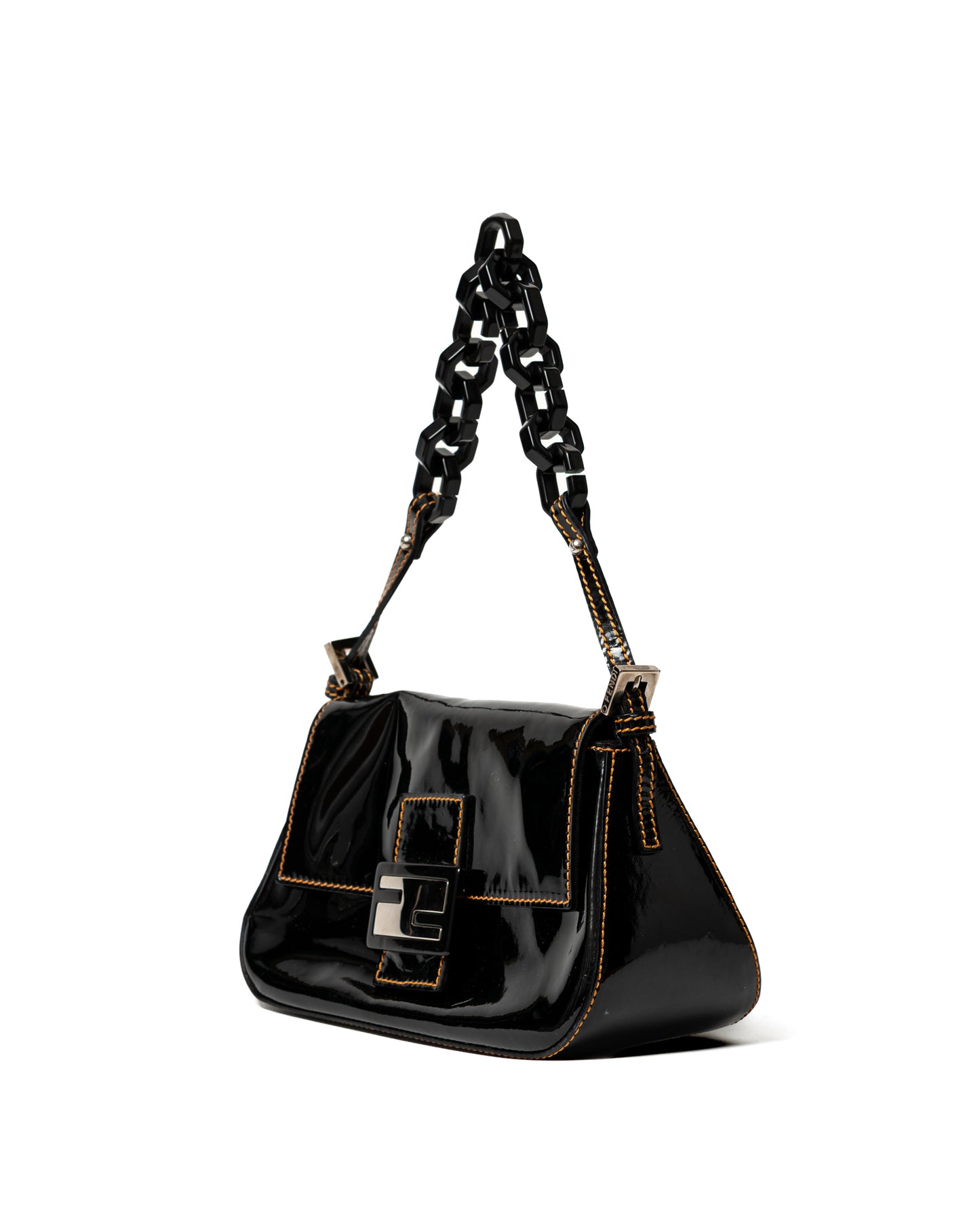 Fendi Patent Leather Mamma Baguette
