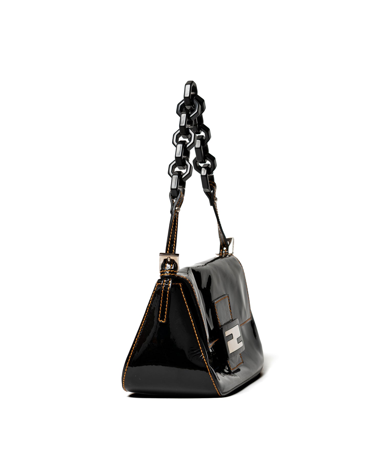 Fendi Patent Leather Mamma Baguette