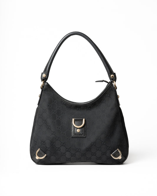 Gucci Black Abbey Shoulder Bag GHW