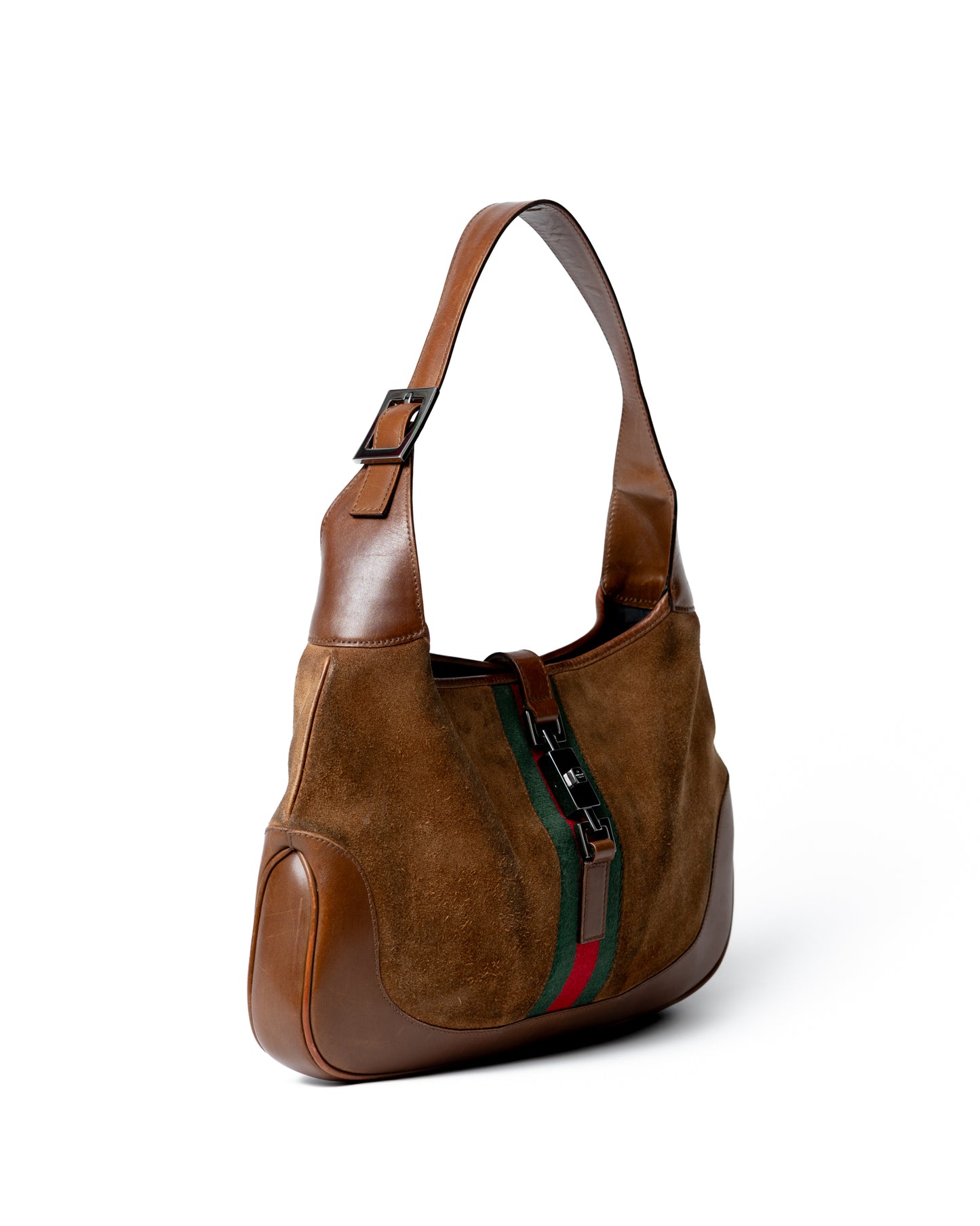 Gucci Suede Jackie Shoulder Bag