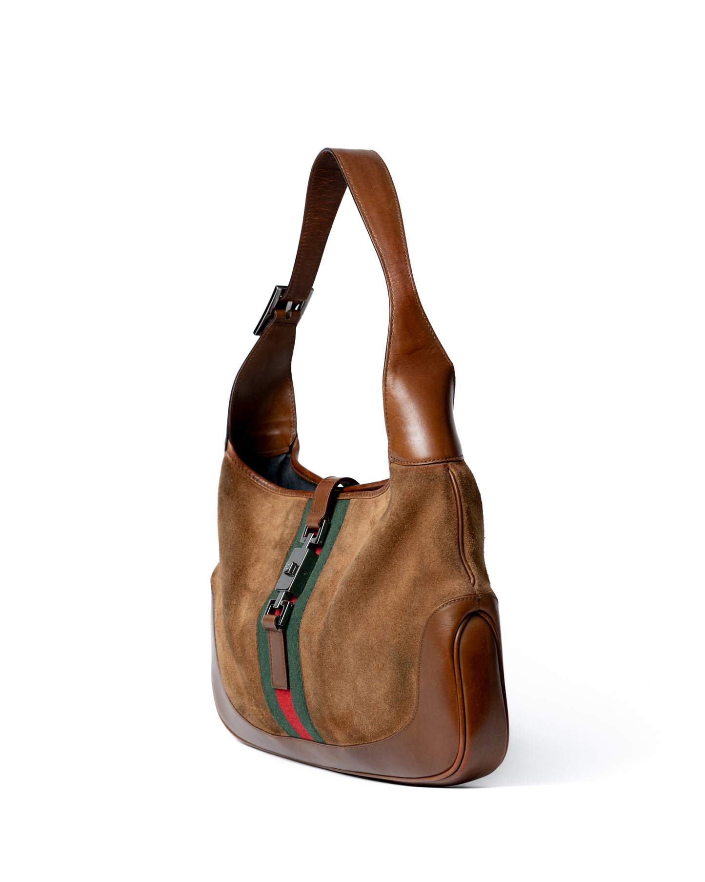 Gucci Suede Jackie Shoulder Bag