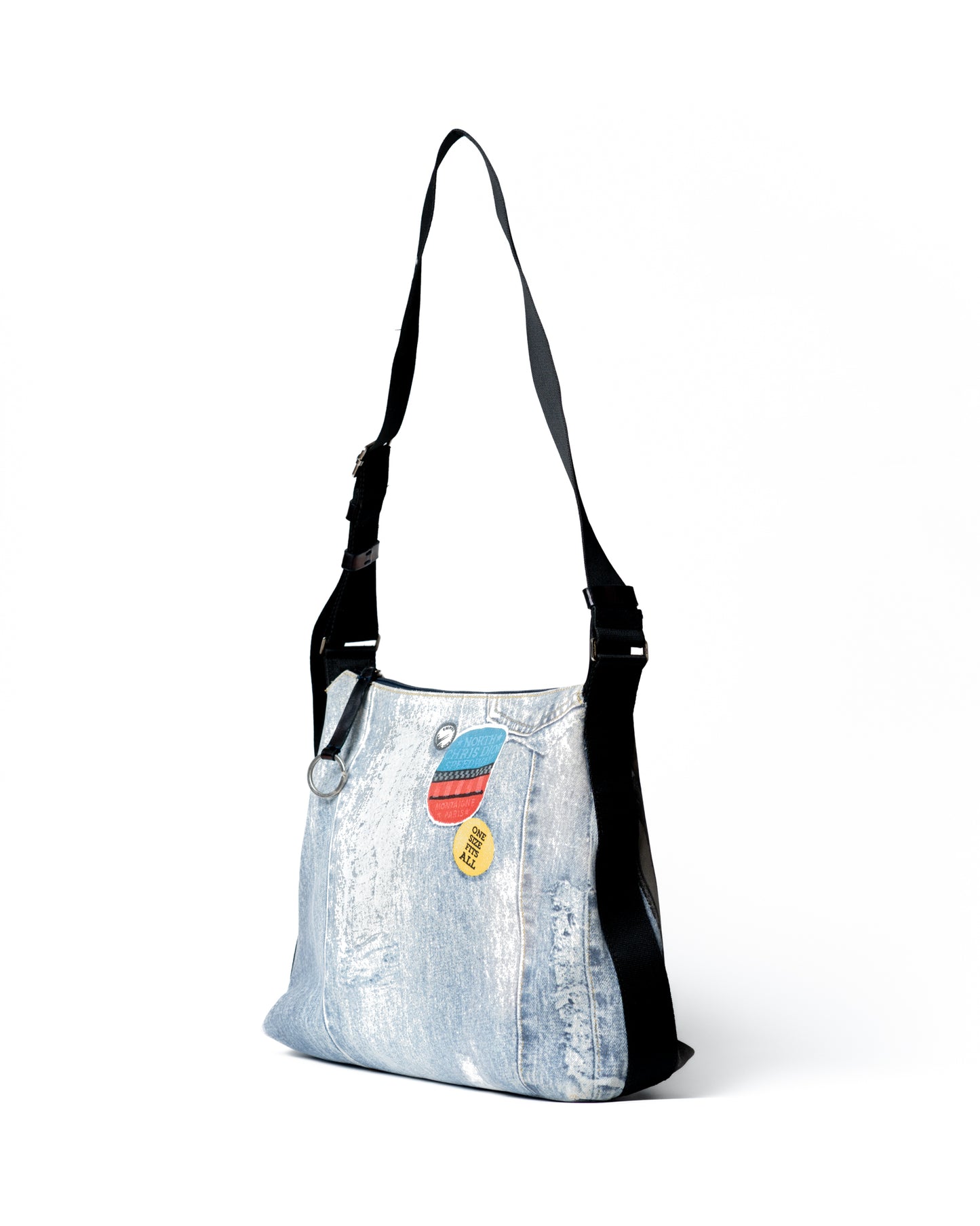 RARE Christian Dior Denim Crossbody Hobo Bag
