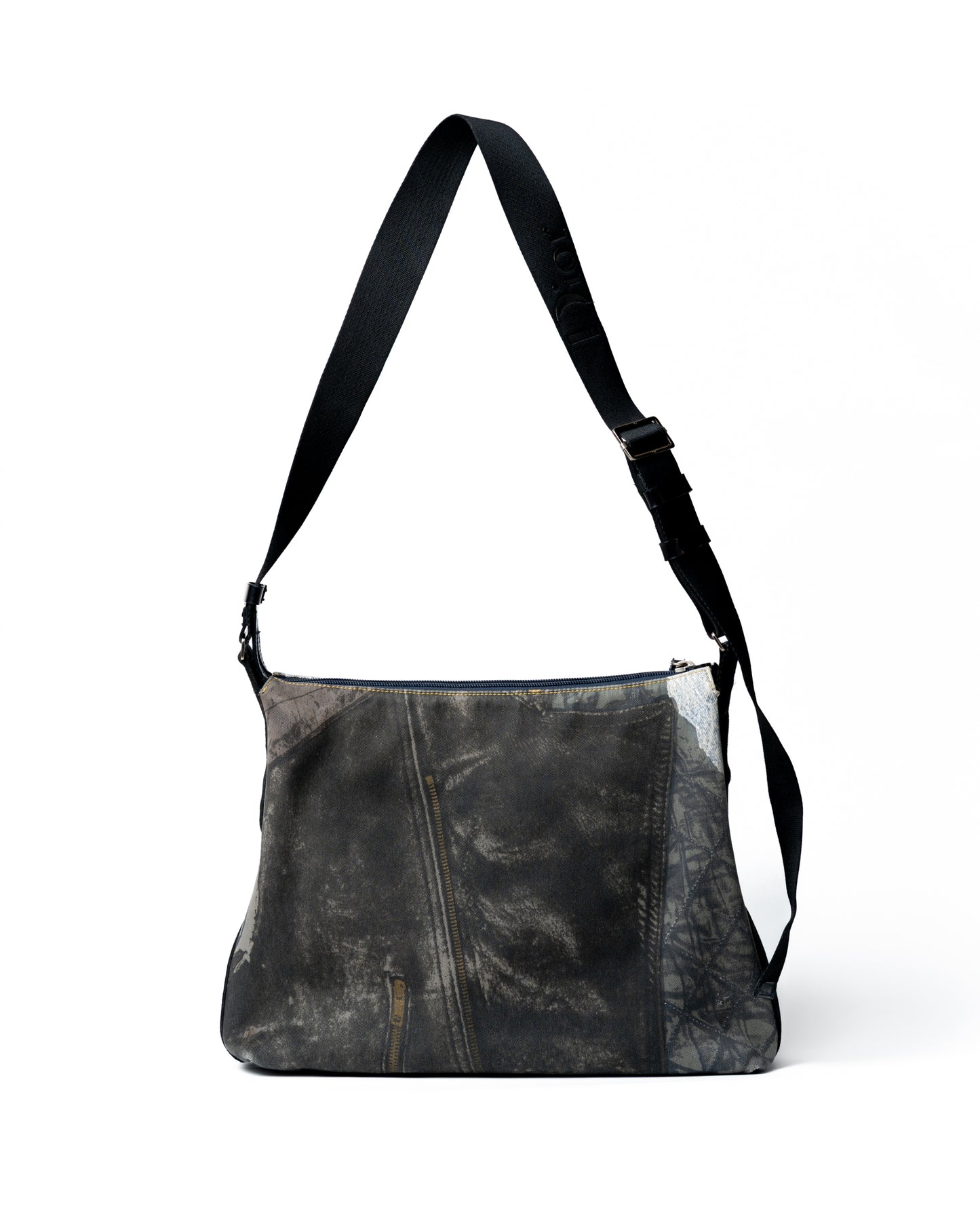RARE Christian Dior Denim Crossbody Hobo Bag
