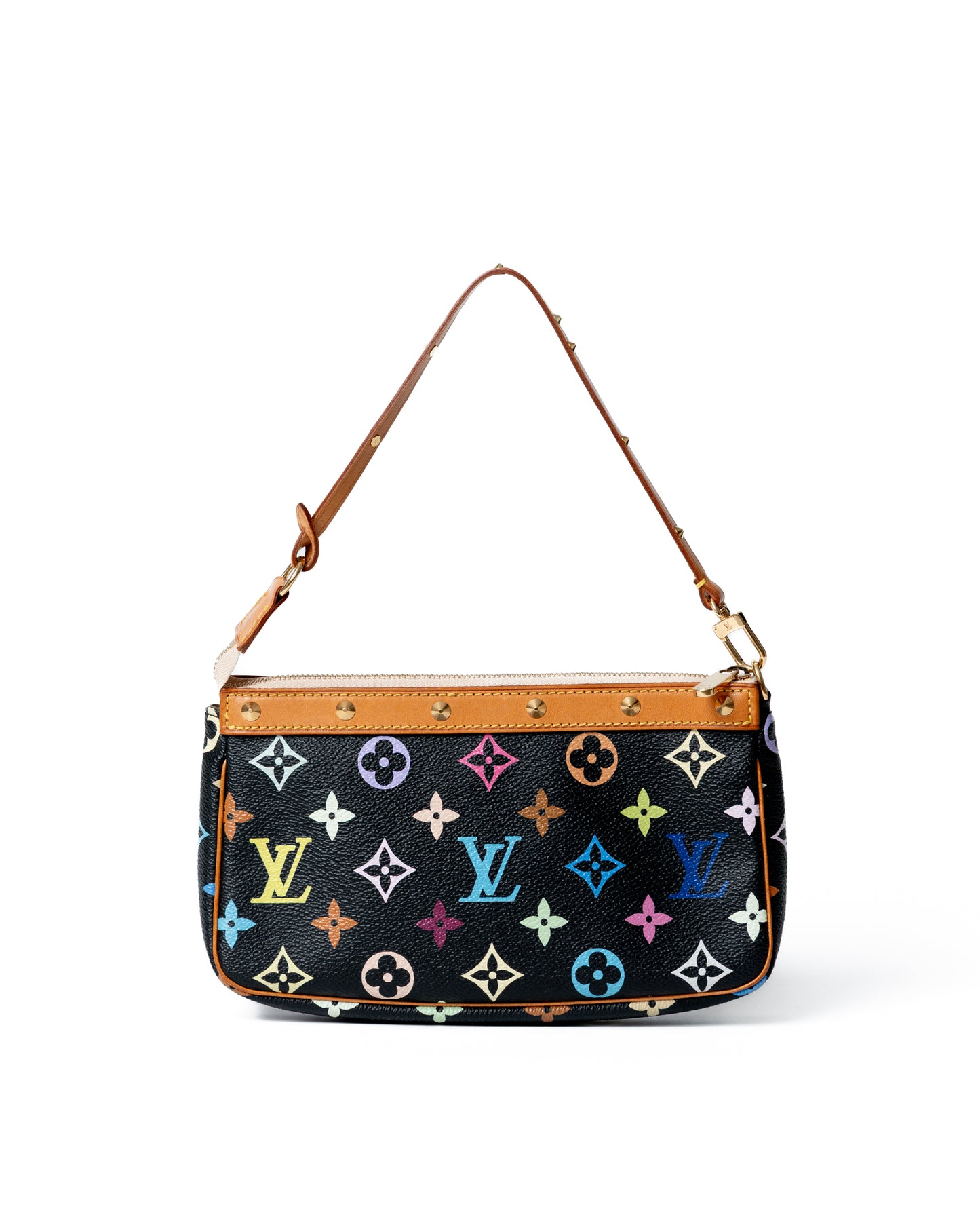 Louis Vuitton Monogram Multicolor Pochette GHW