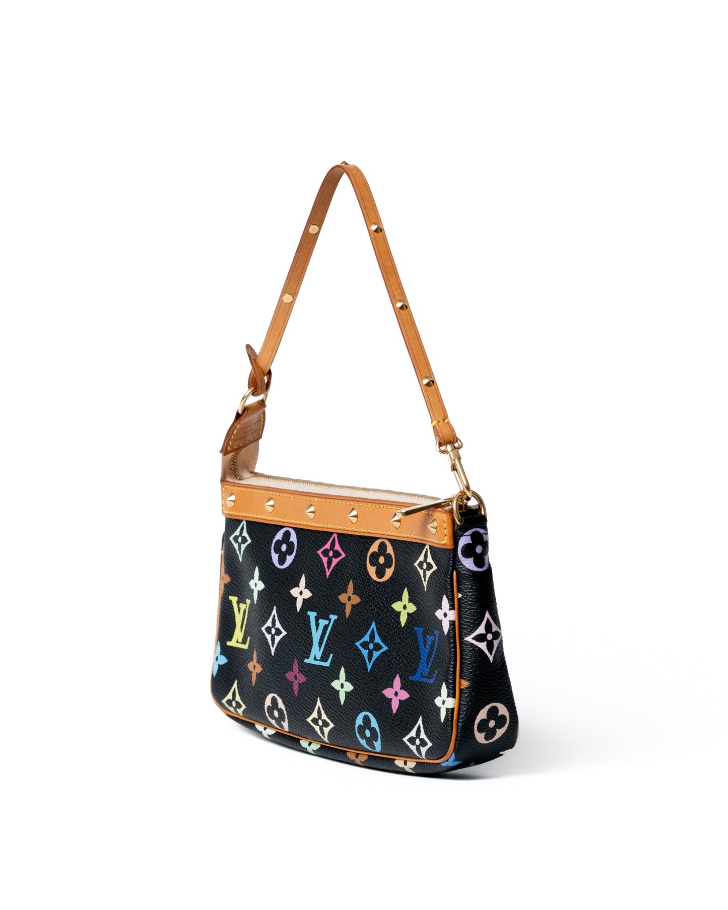 Louis Vuitton Monogram Multicolor Pochette GHW