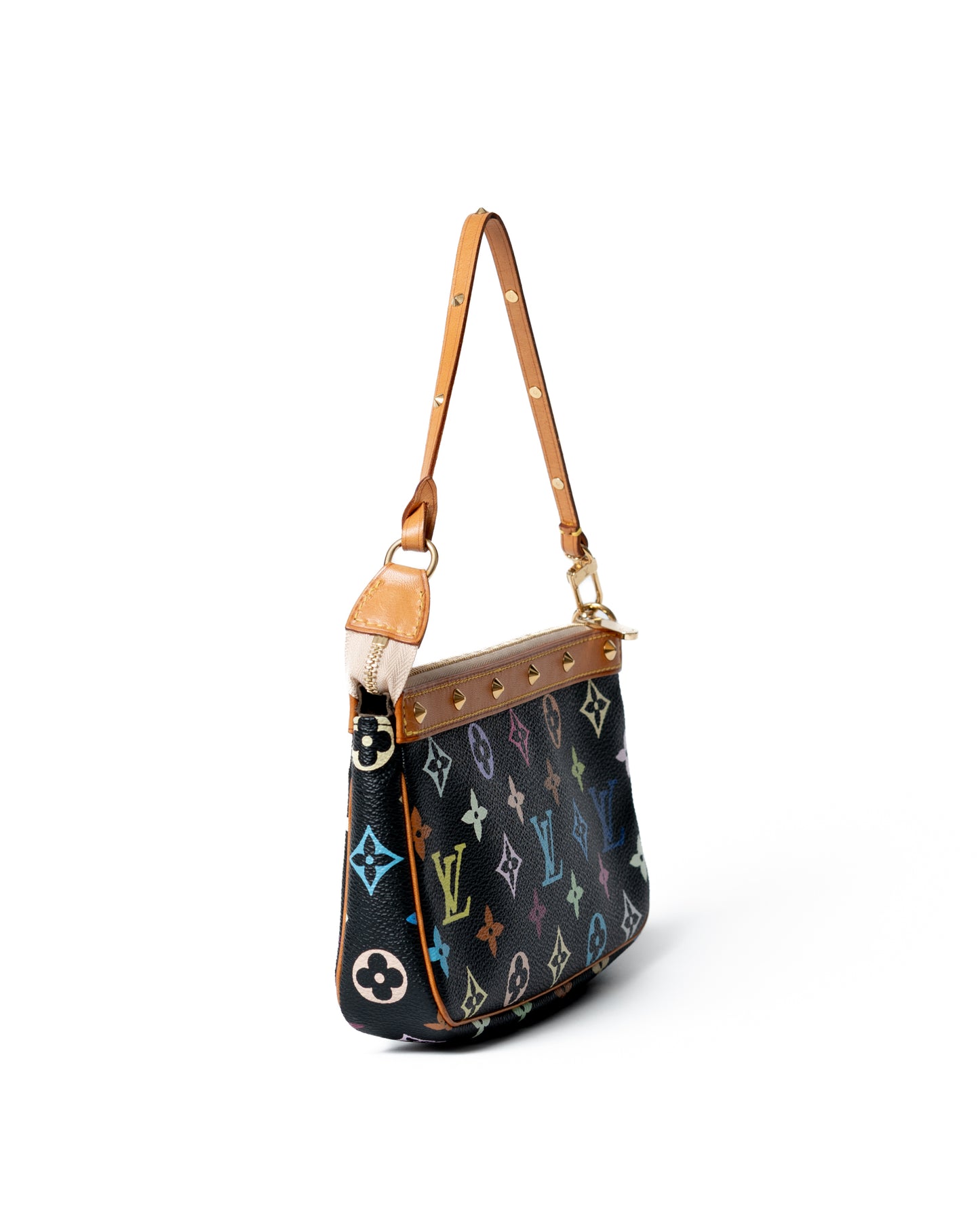 Louis Vuitton Monogram Multicolor Pochette GHW