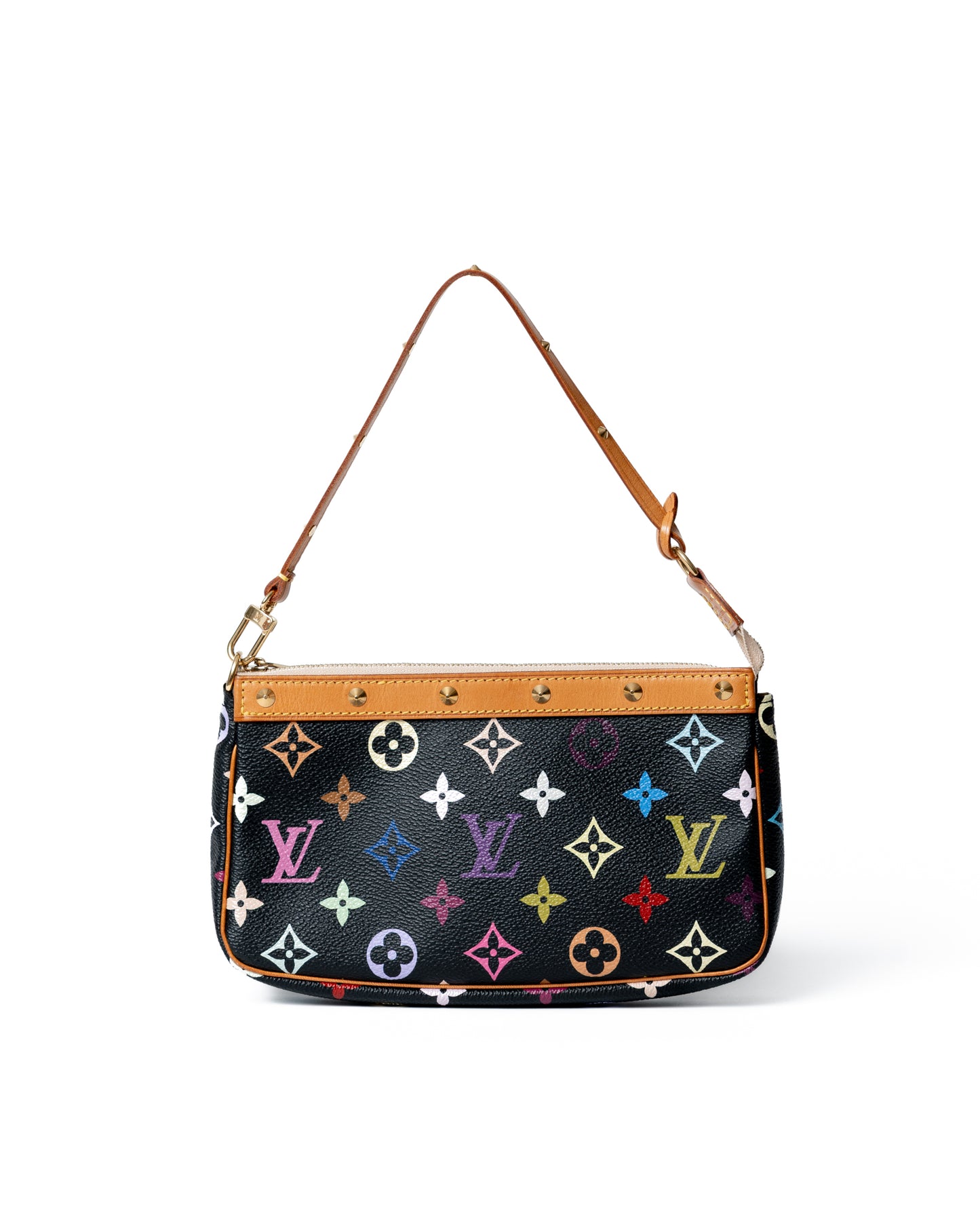 Louis Vuitton Monogram Multicolor Pochette GHW