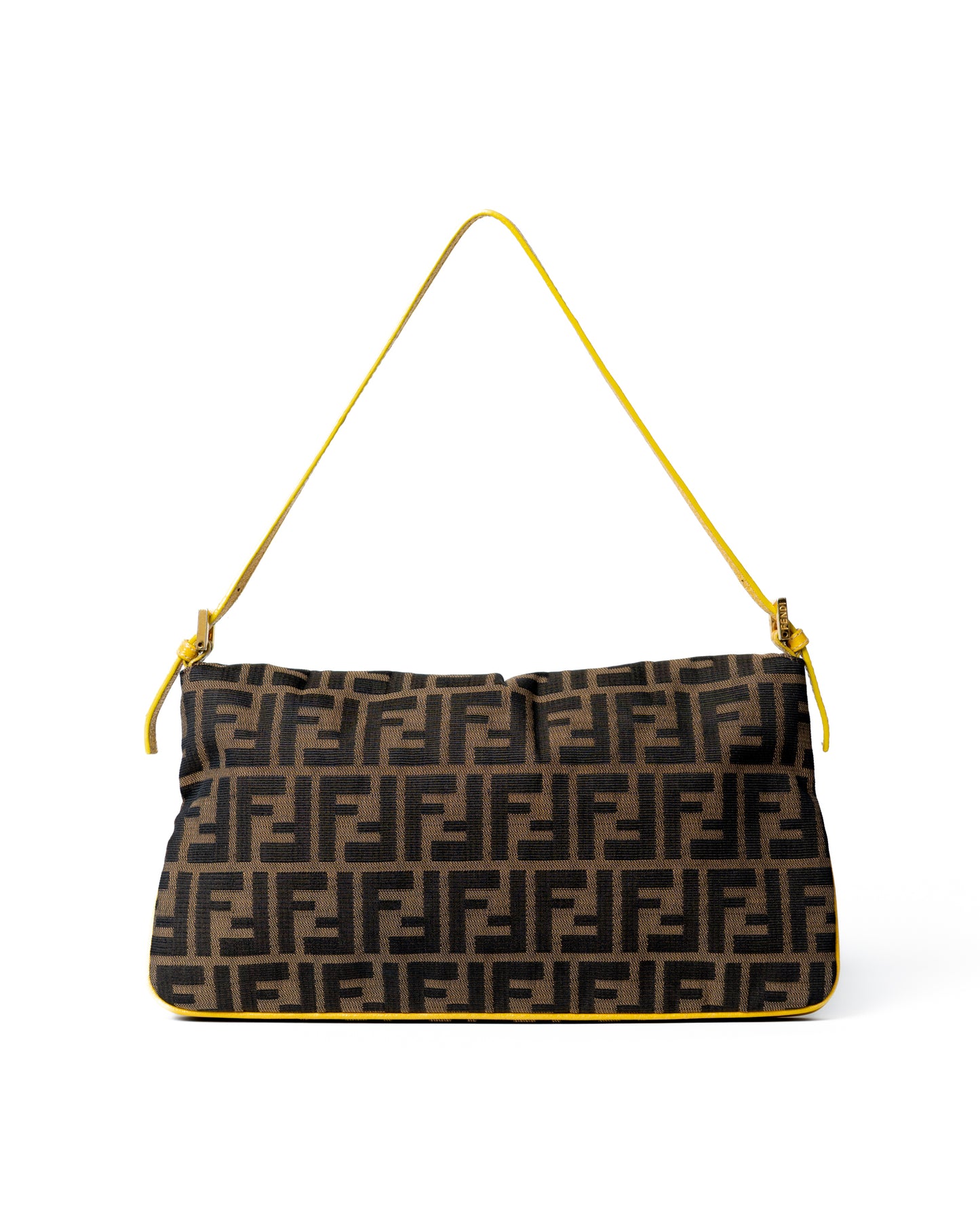 Fendi Zucca Flower Double Flap GHW