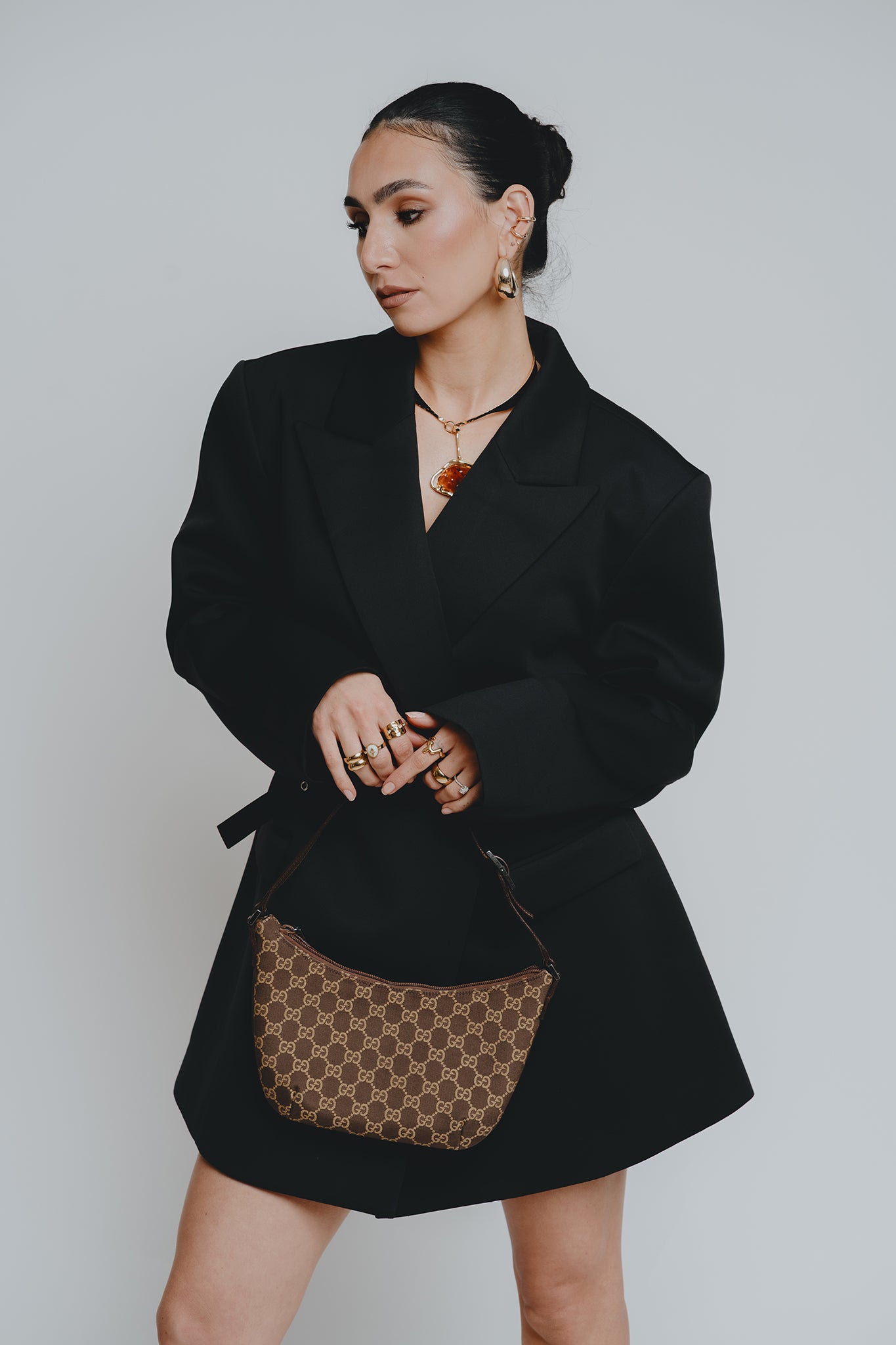 Gucci Monogram Shoulder Bag