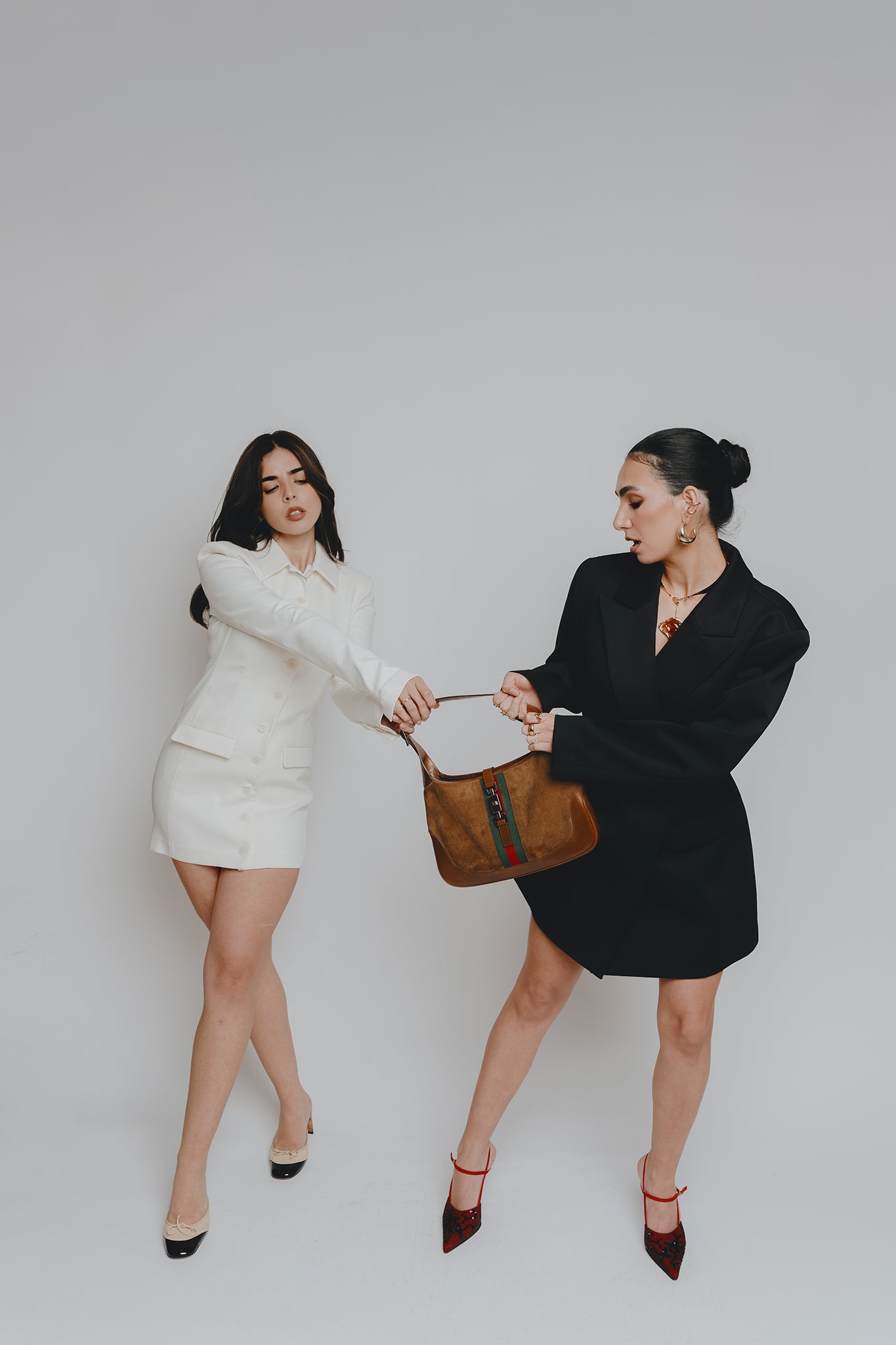 Gucci Suede Jackie Shoulder Bag