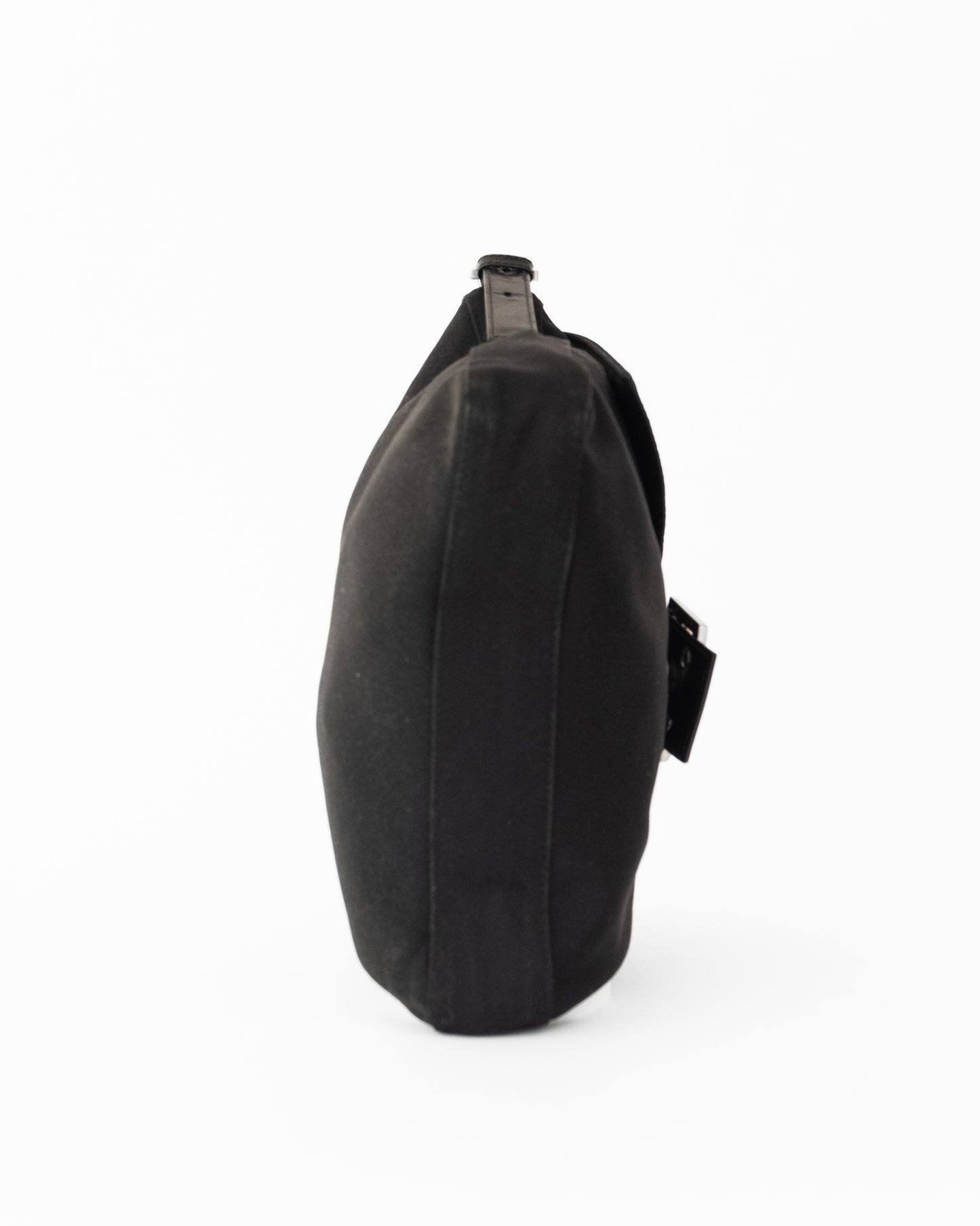 Fendi Nylon Black Mama Baguette