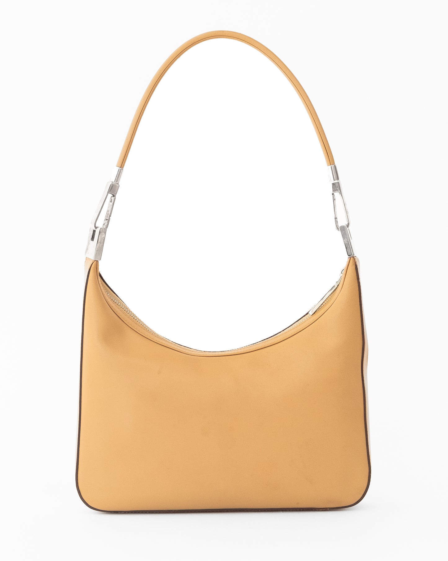 Gucci Tan Leather Hook Bag